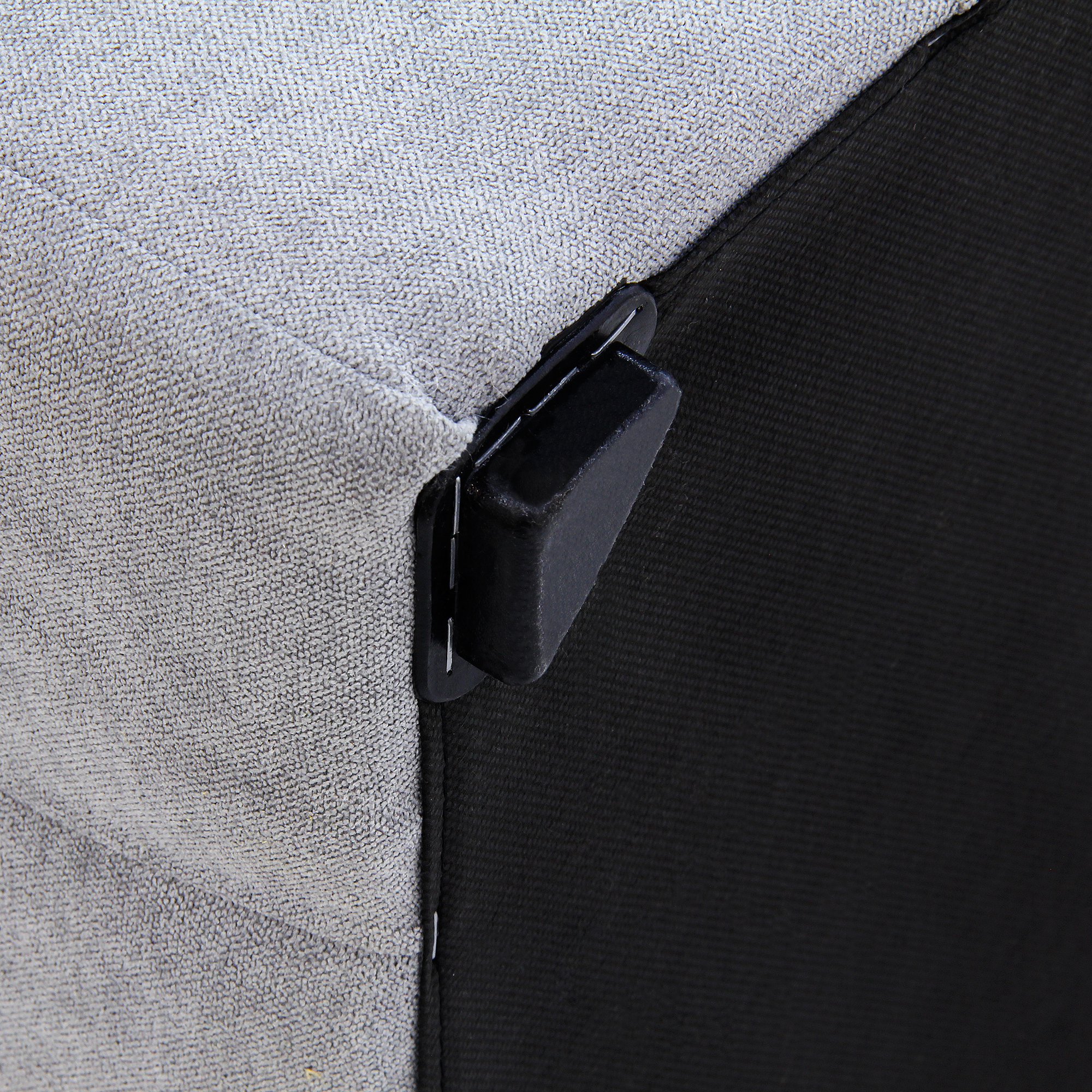 Пуф Dreambag лотос серый велюр 40х40х42, размер 40х40х42 см - фото 3