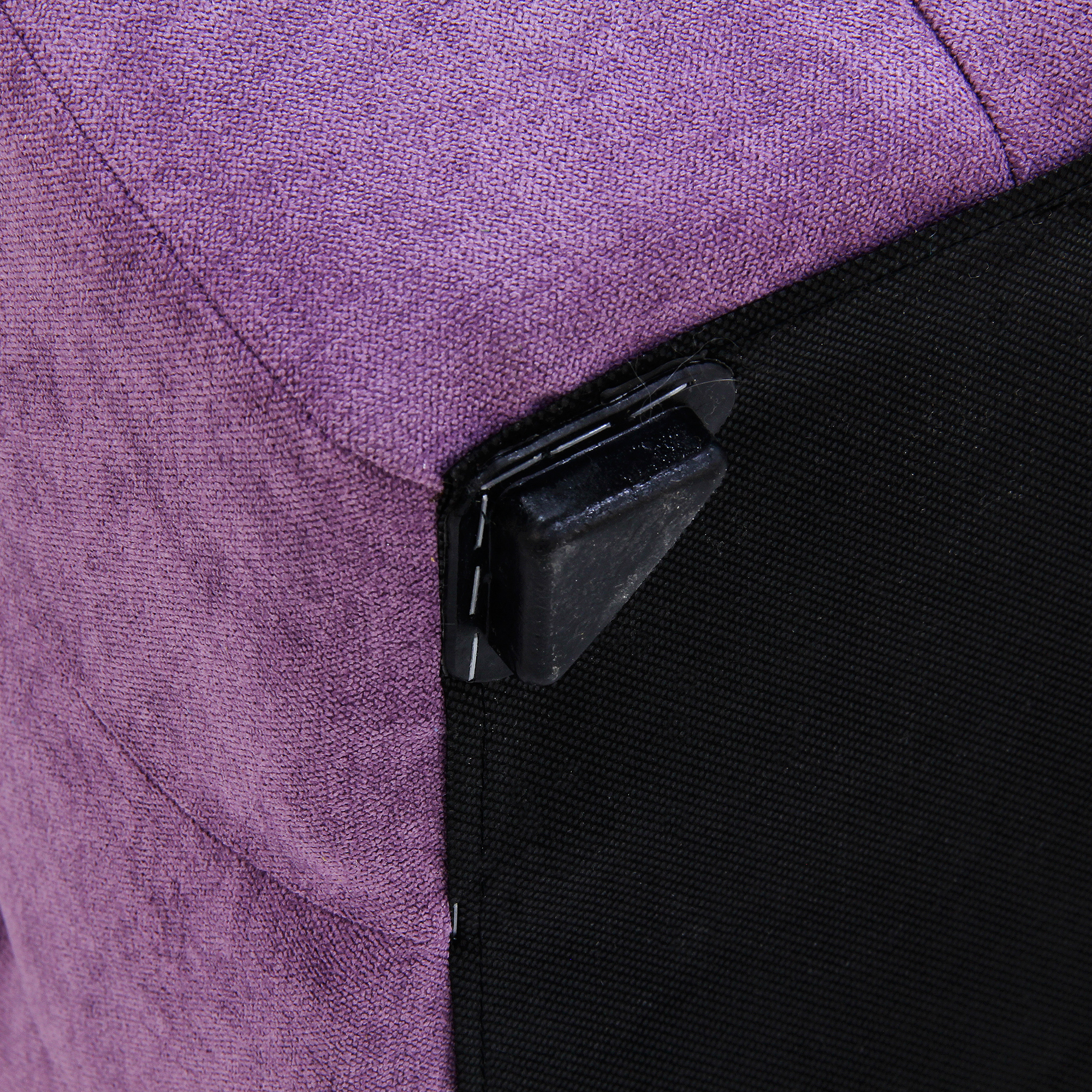 Банкетка Dreambag лотос фиолетовый велюр 40х40х42, размер 40х40х42 см - фото 3