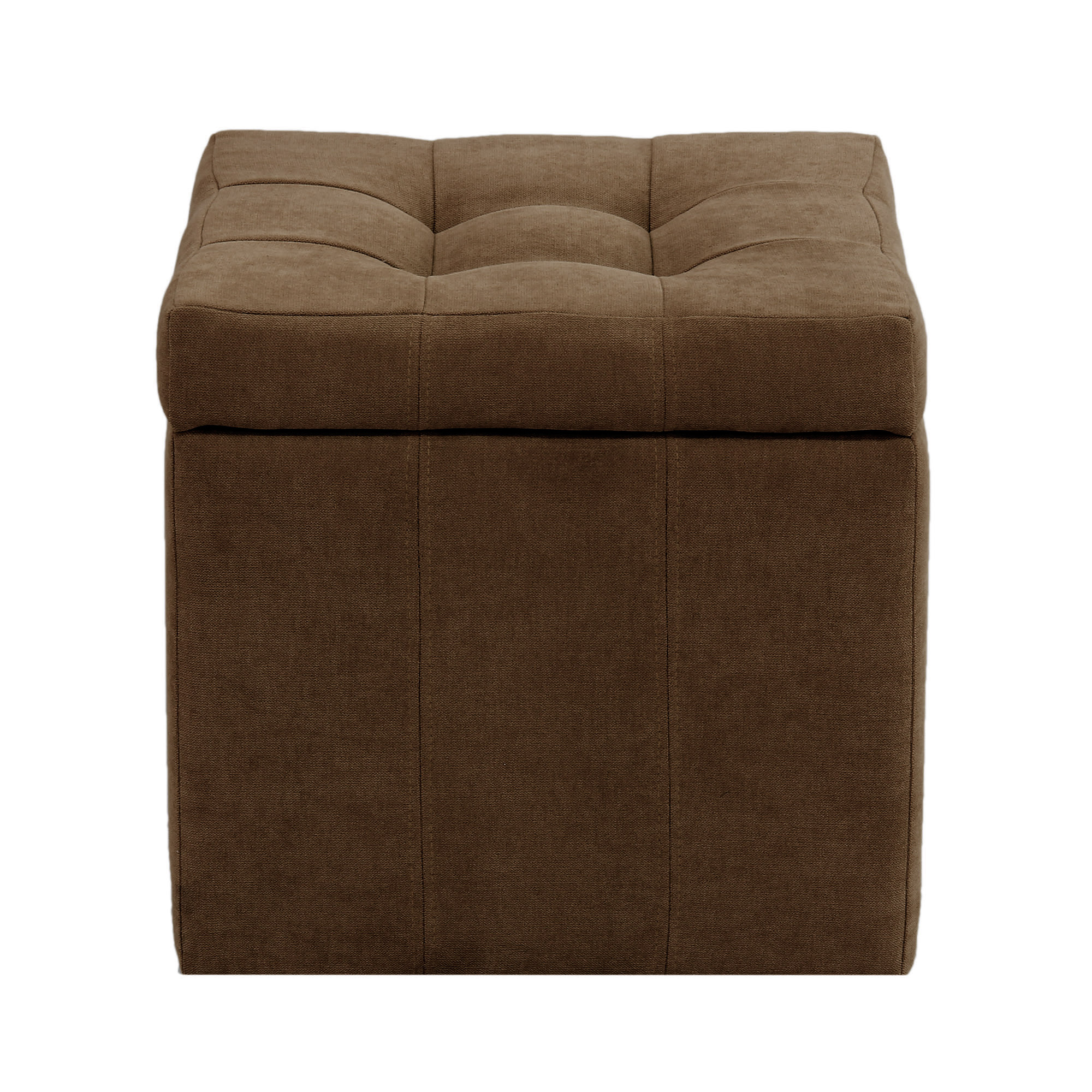Банкетка Dreambag модерна коричневый велюр 46х46х46 см, размер 46х46х46 см - фото 2