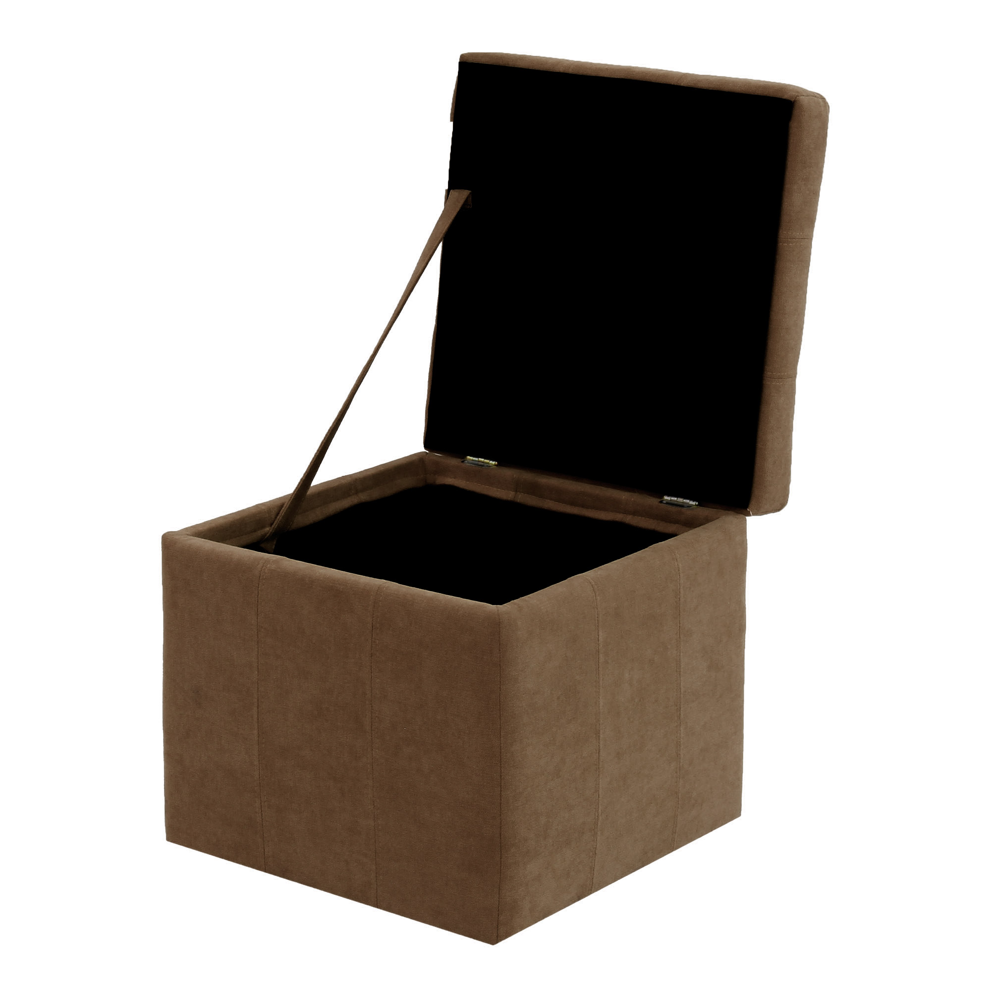 Банкетка Dreambag модерна коричневый велюр 46х46х46 см, размер 46х46х46 см - фото 4