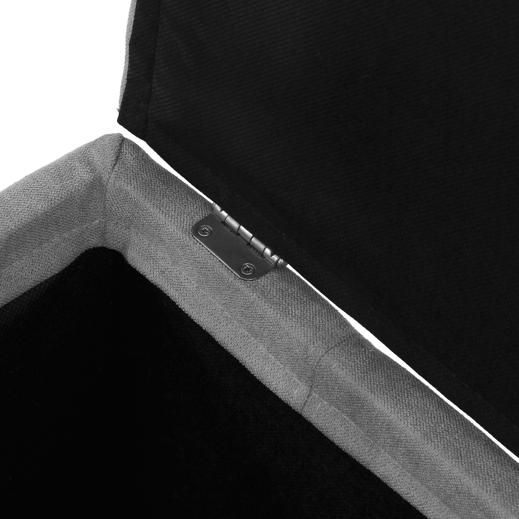 Банкетка Dreambag модерна серый велюр 46х46х46, размер 46х46х46 см - фото 5