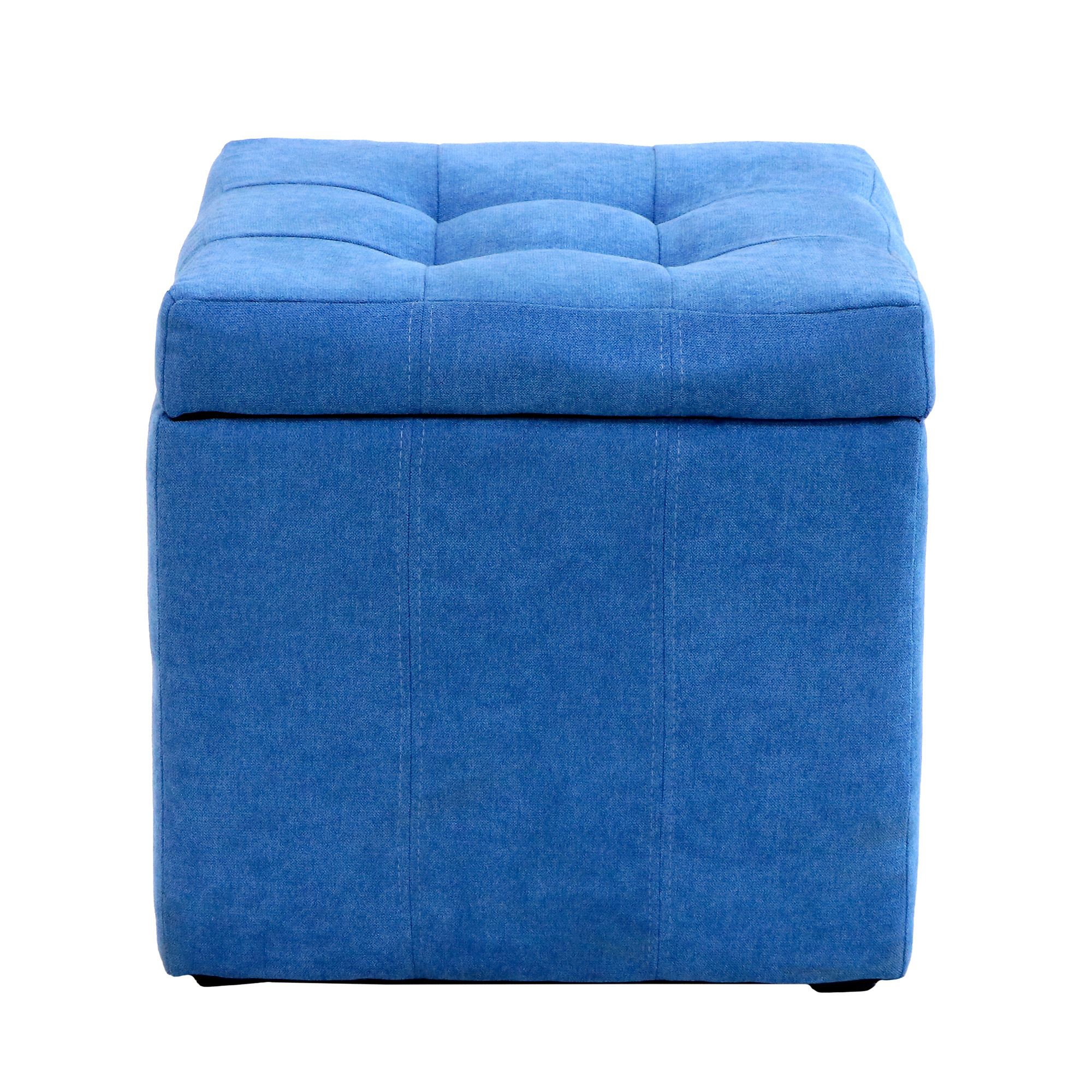 Банкетка Dreambag модерна синий велюр 46х46х46, размер 46х46х46 см - фото 2