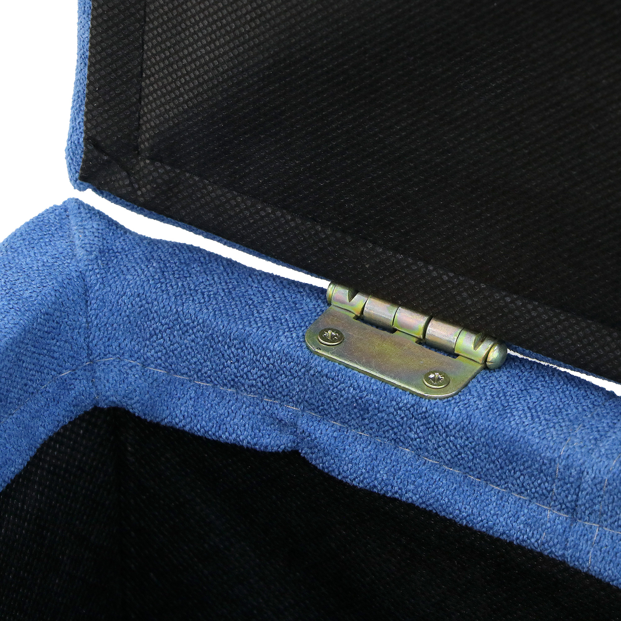 Банкетка Dreambag модерна синий велюр 46х46х46, размер 46х46х46 см - фото 4
