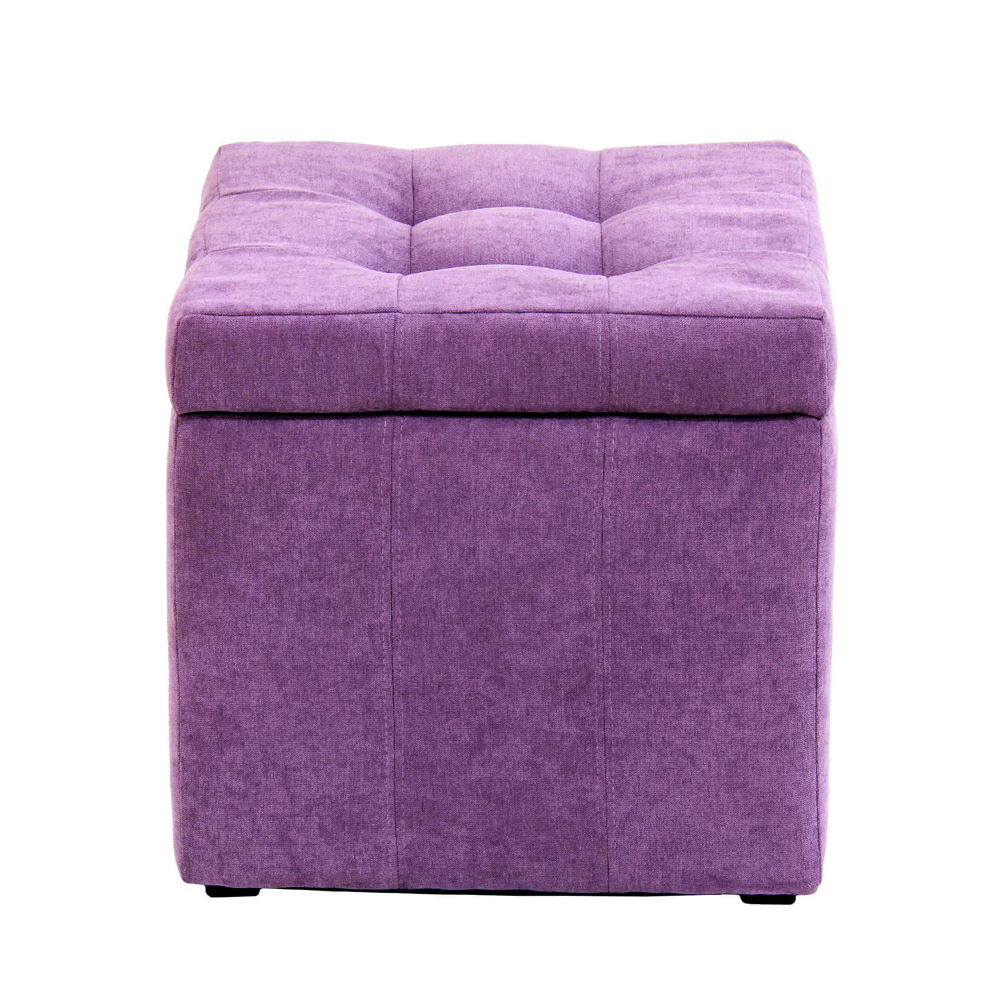 Банкетка Dreambag модерна фиолетовый велюр 46х46х46, размер 46х46х46 см - фото 2