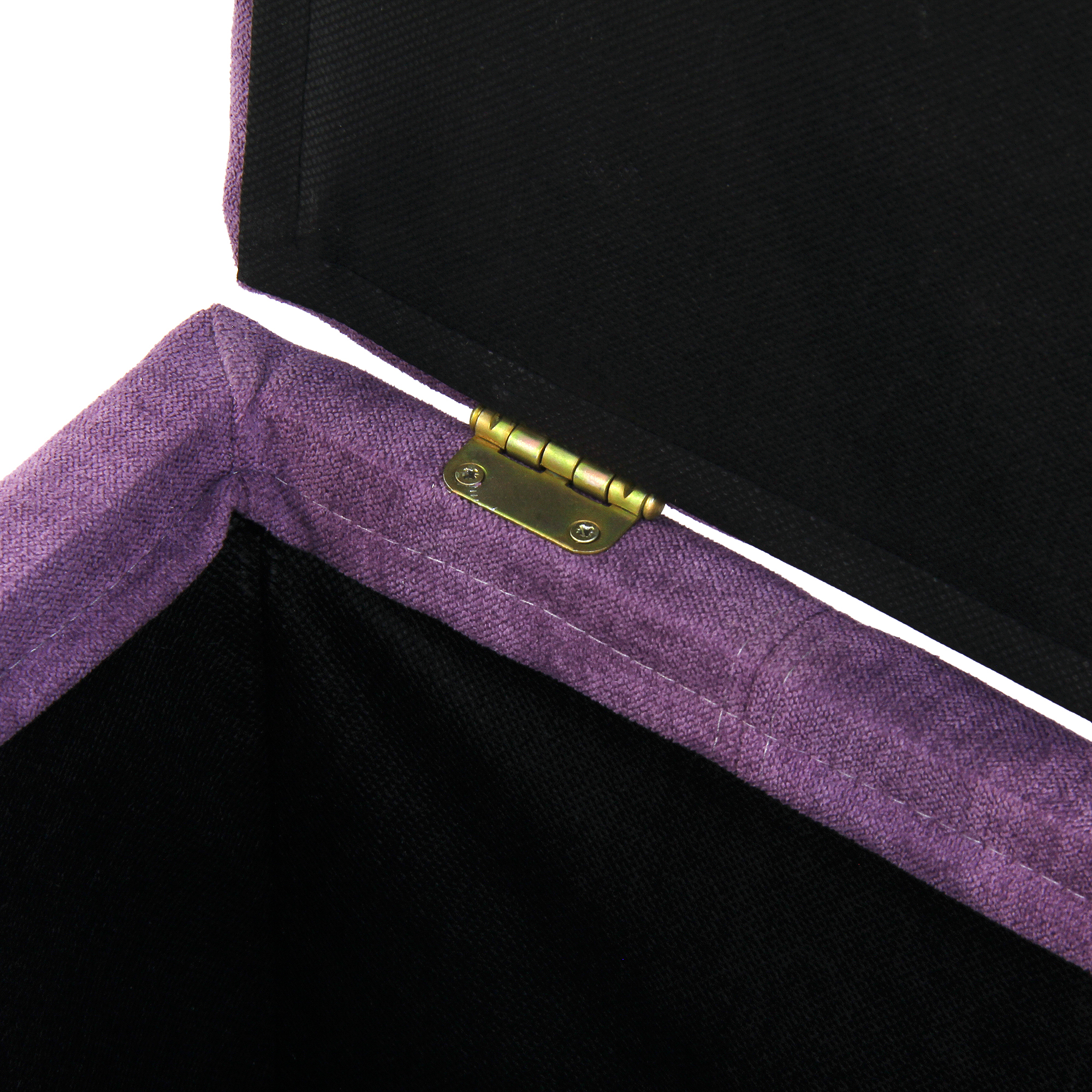Банкетка Dreambag модерна фиолетовый велюр 46х46х46, размер 46х46х46 см - фото 5