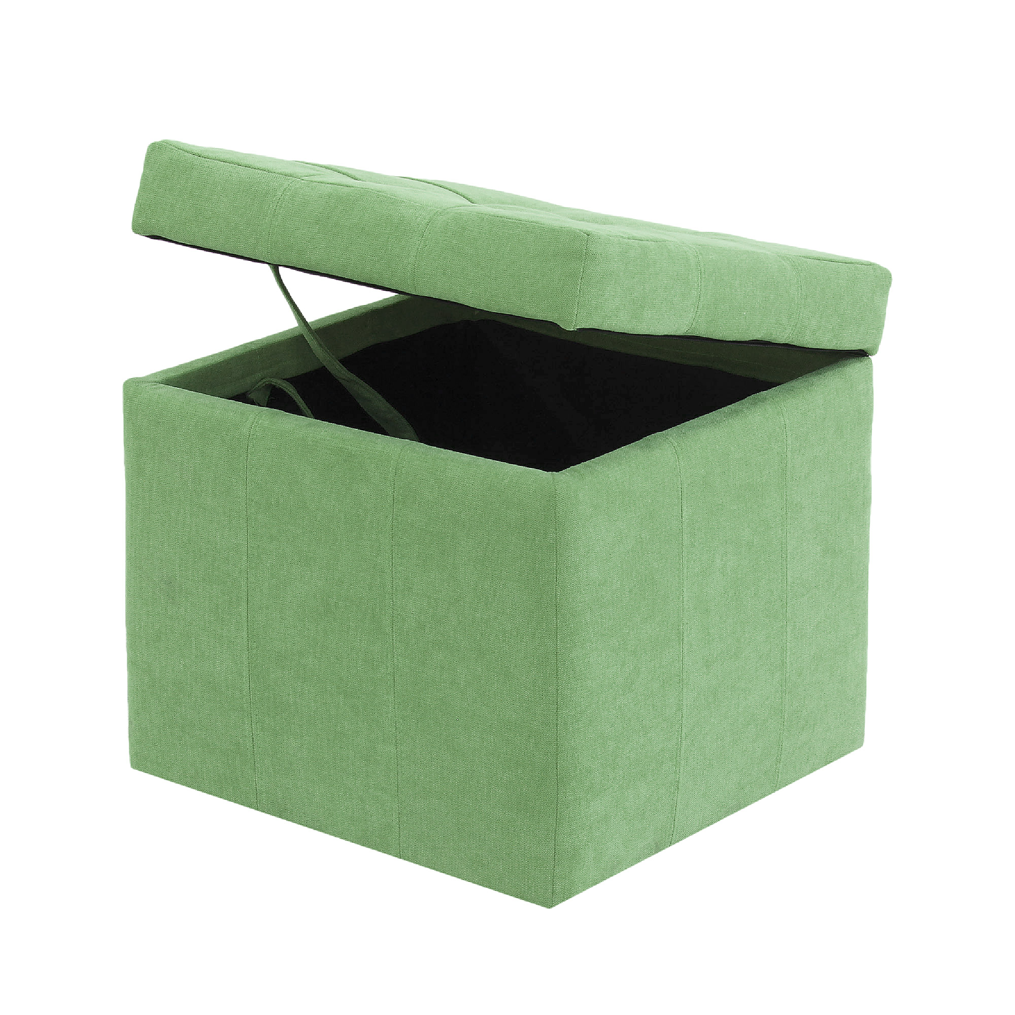 Банкетка Dreambag модерна зеленый велюр 46х46х46, размер 46х46х46 см - фото 3