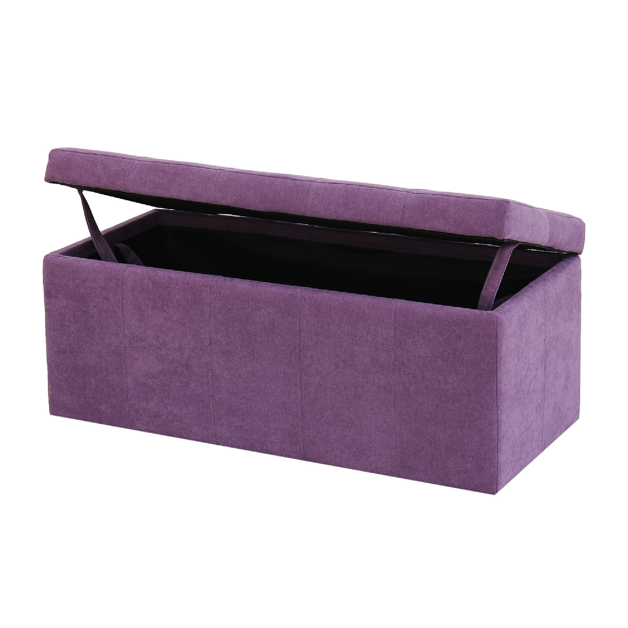 Банкетка Dreambag лонг фиолетовый велюр 100х46х46, размер 100х46х46 см - фото 3