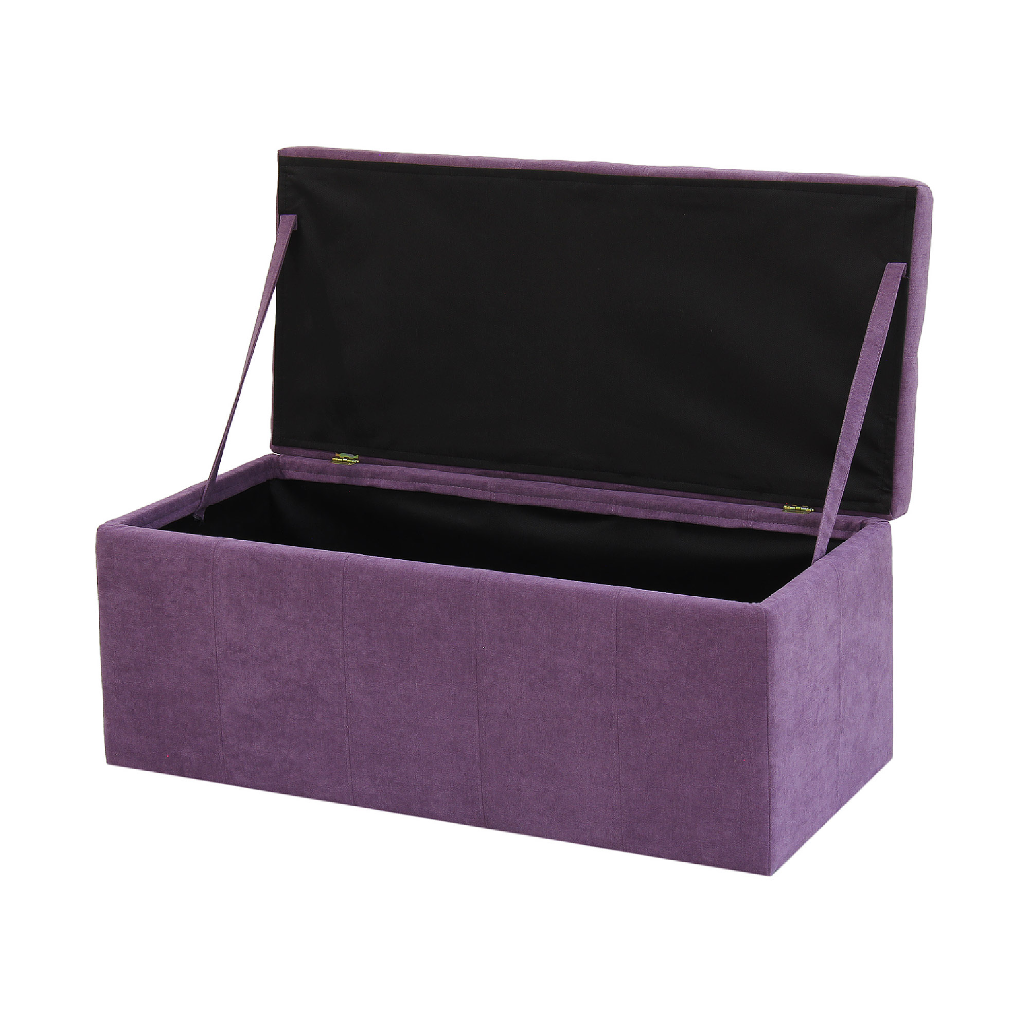 Банкетка Dreambag лонг фиолетовый велюр 100х46х46, размер 100х46х46 см - фото 4