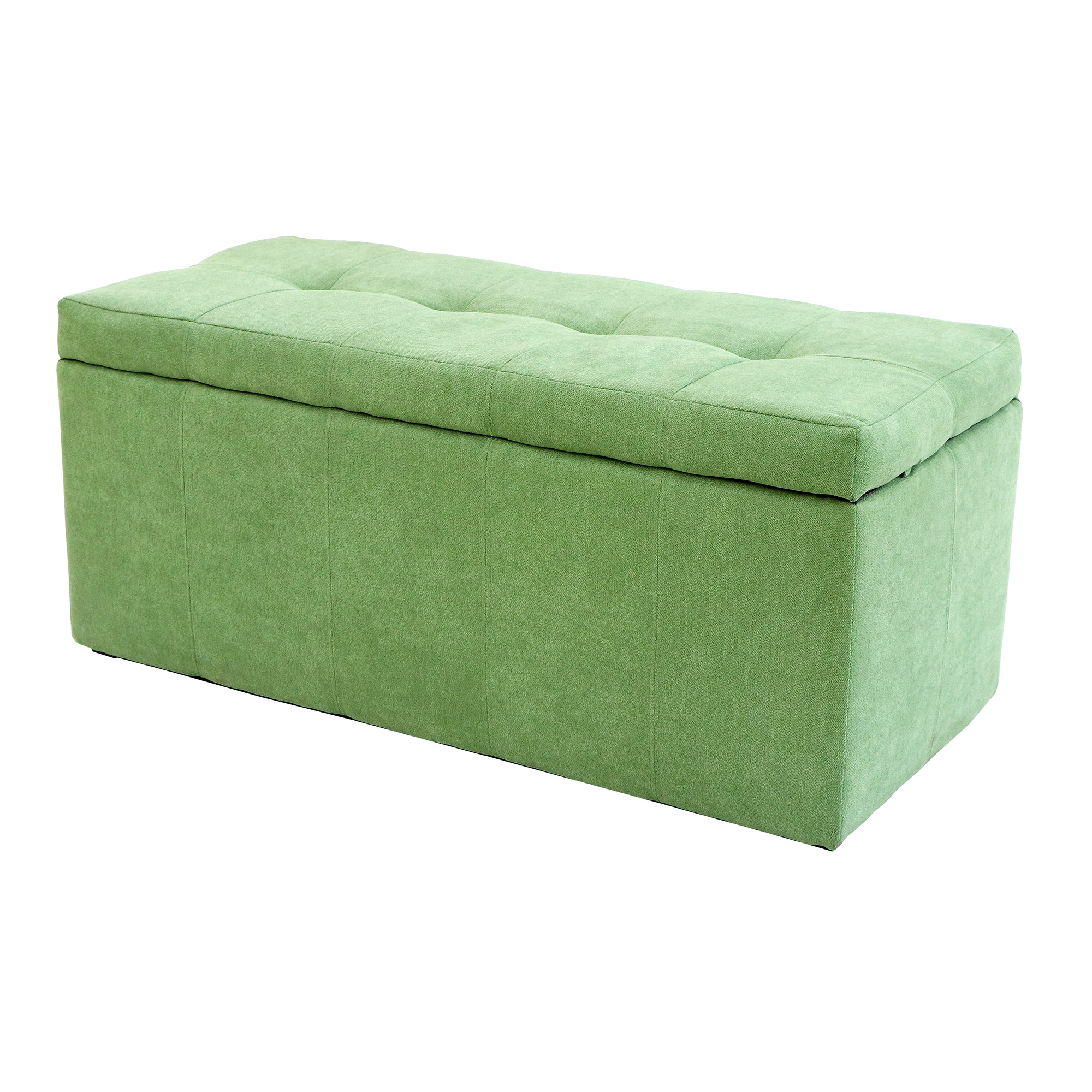 Банкетка Dreambag лонг зеленый велюр 100х46х46, размер 100х46х46 см - фото 1