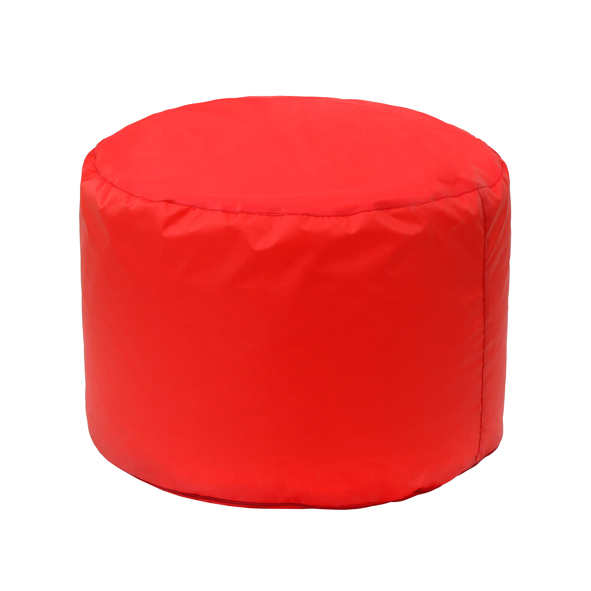 Пуфик круглый Dreambag красный ткань оксфорд, размер 65х65х45 см - фото 1