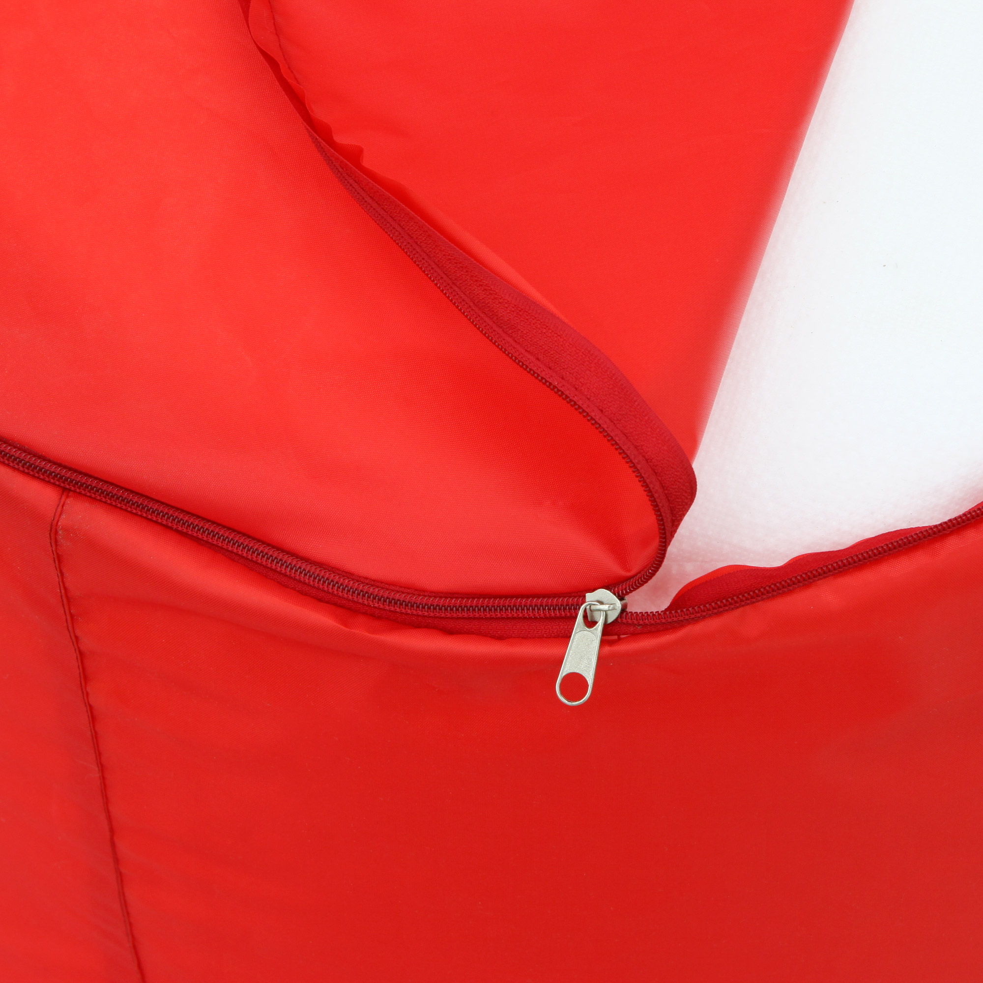 Пуфик круглый Dreambag красный ткань оксфорд, размер 65х65х45 см - фото 2