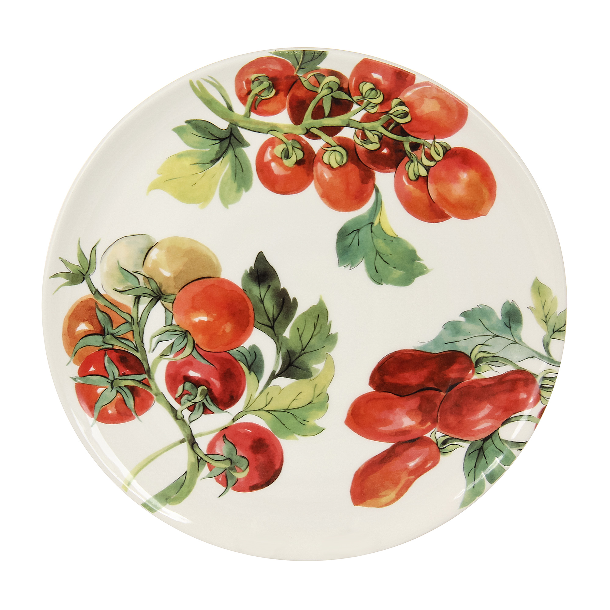 Набор тарелок Ceramica cuore tomatoes 1х29см 4х23см - фото 2