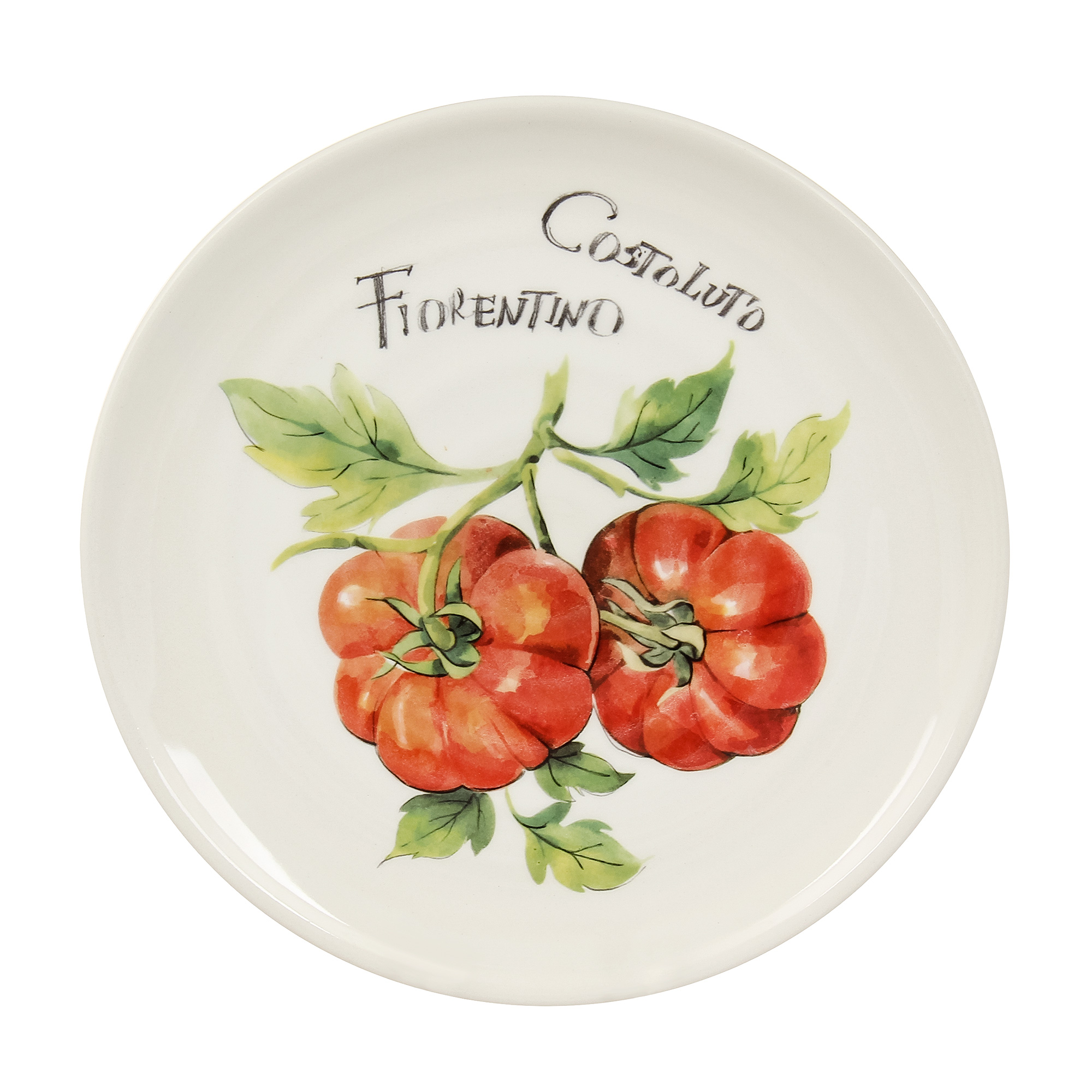 Набор тарелок Ceramica cuore tomatoes 1х29см 4х23см - фото 3