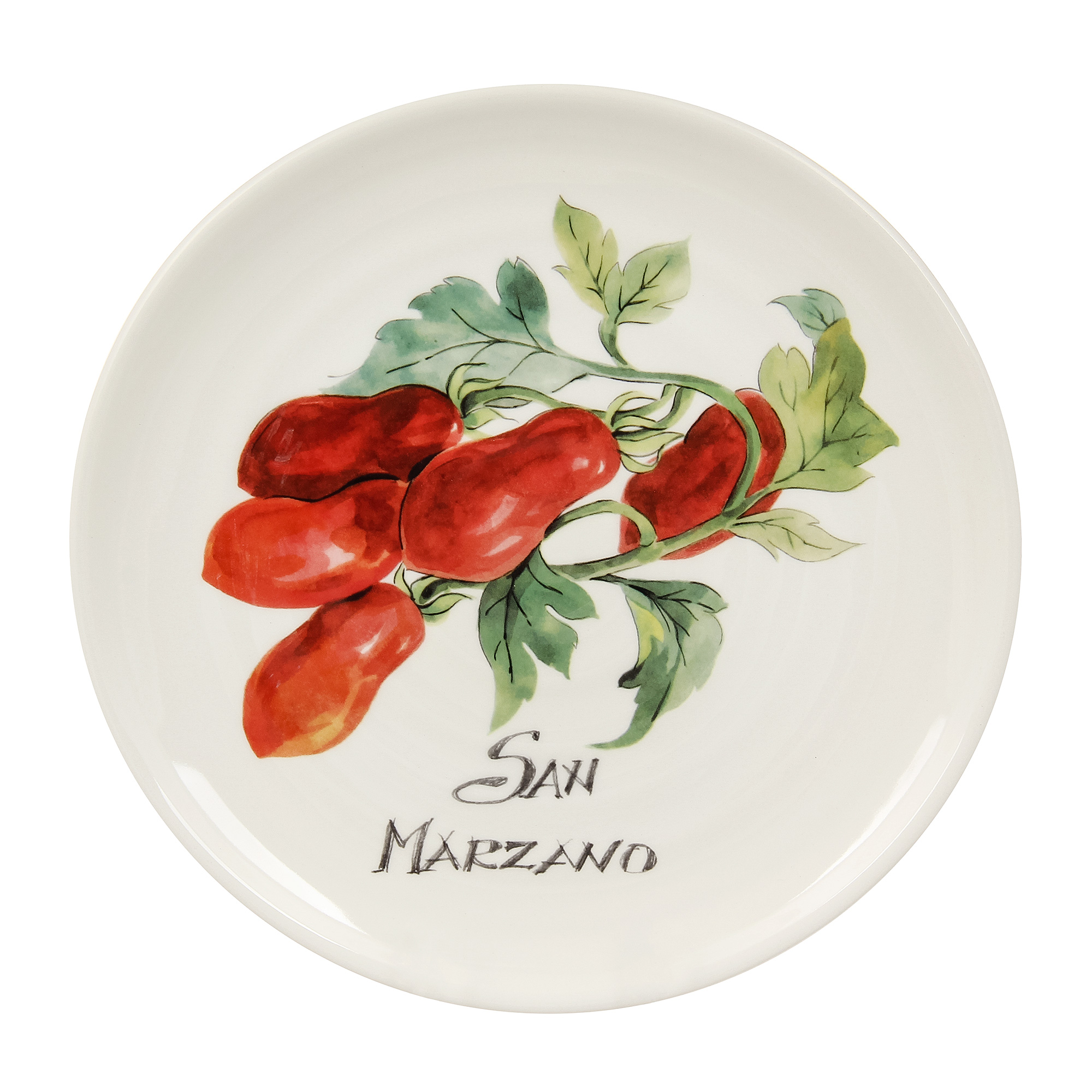 Набор тарелок Ceramica cuore tomatoes 1х29см 4х23см - фото 5