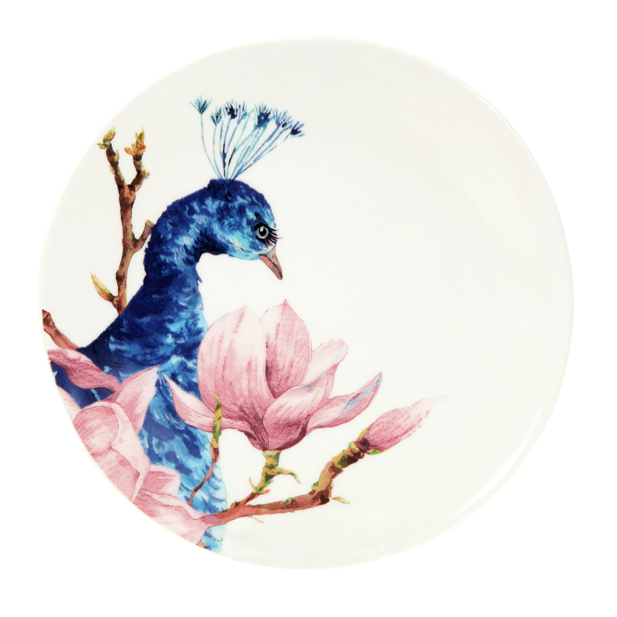 Набор тарелок Ceramica cuore peacock 1х29см 4х23см - фото 2