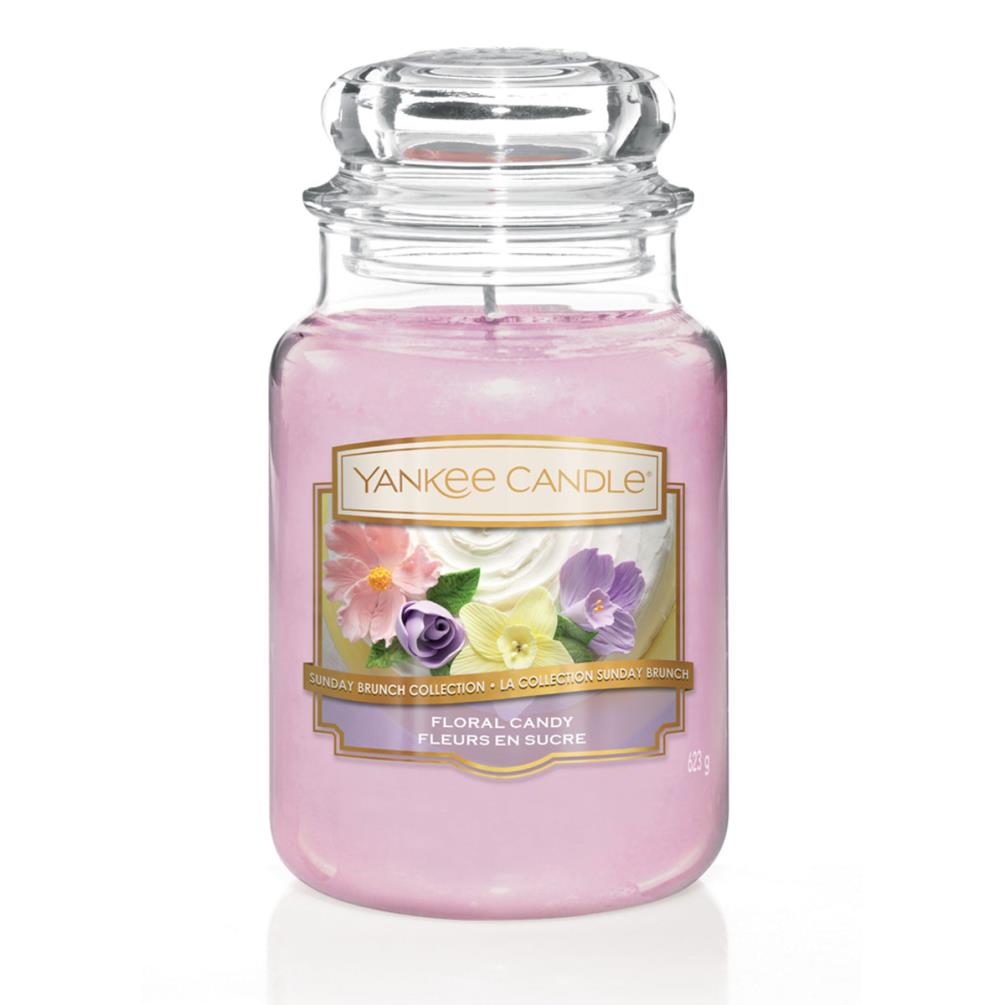 фото Аромасвеча yankee candle цветочные конфеты 16,8 см