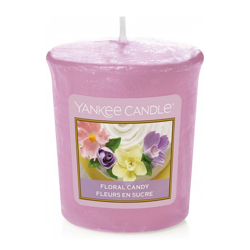 фото Аромасвеча yankee candle цветочные конфеты 5 см