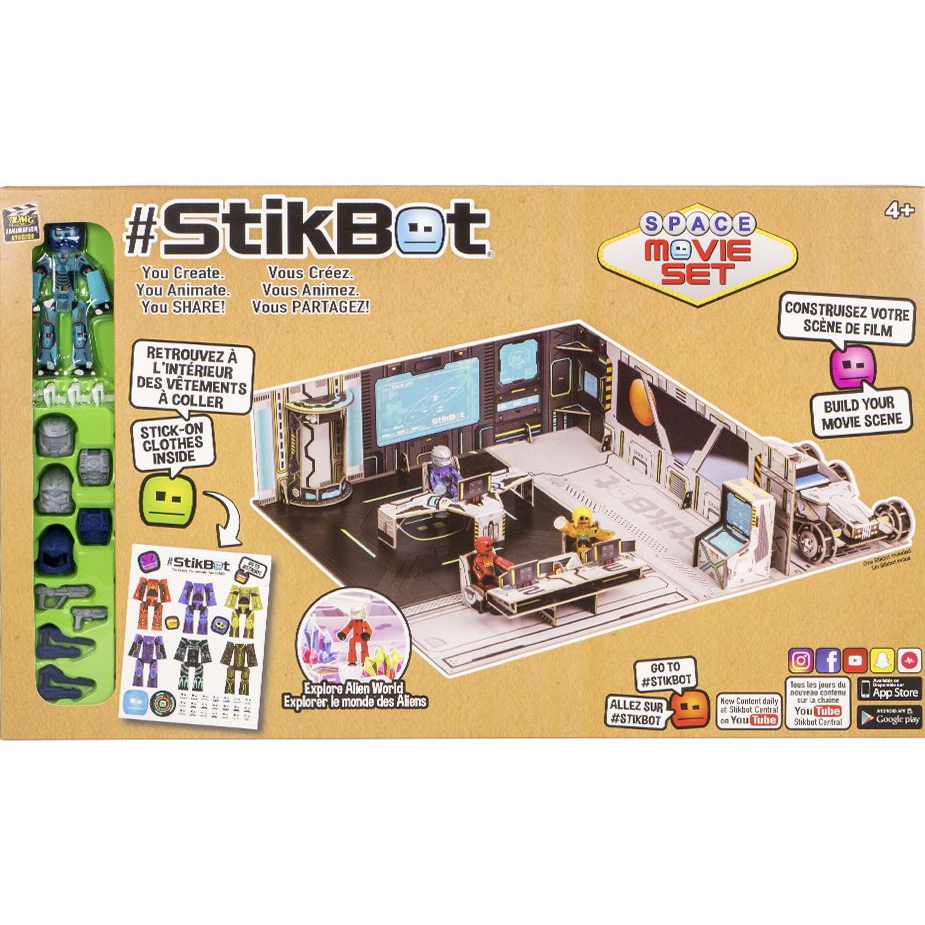 фото Игровой набор zing stikbot космическая станция tst623s