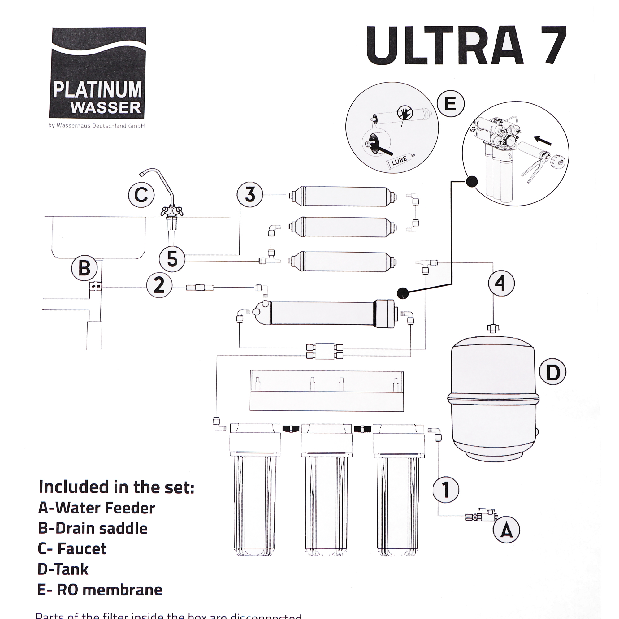 фото Бытовой осмос wisewater platinum wasser ultra 5