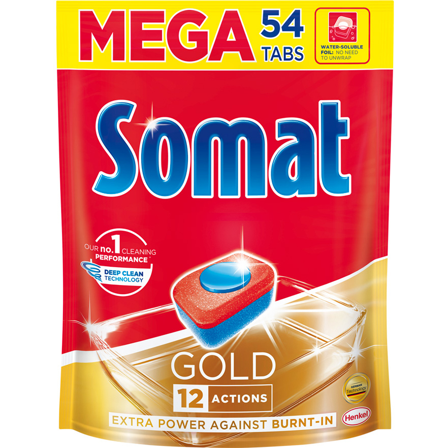 Таблетки Somat Gold Для посудомоечных машин 54 шт