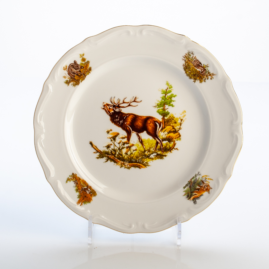 фото Тарелка porcelaine czech gold hands 25 см