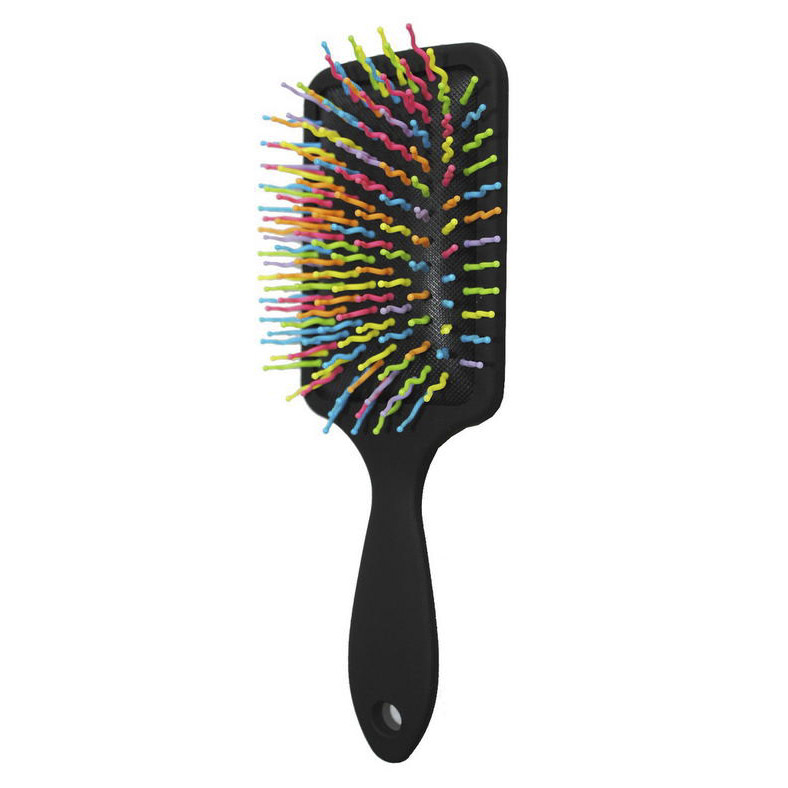 Щетка для волос Studio Style Цветные зубчики прямоугольная
