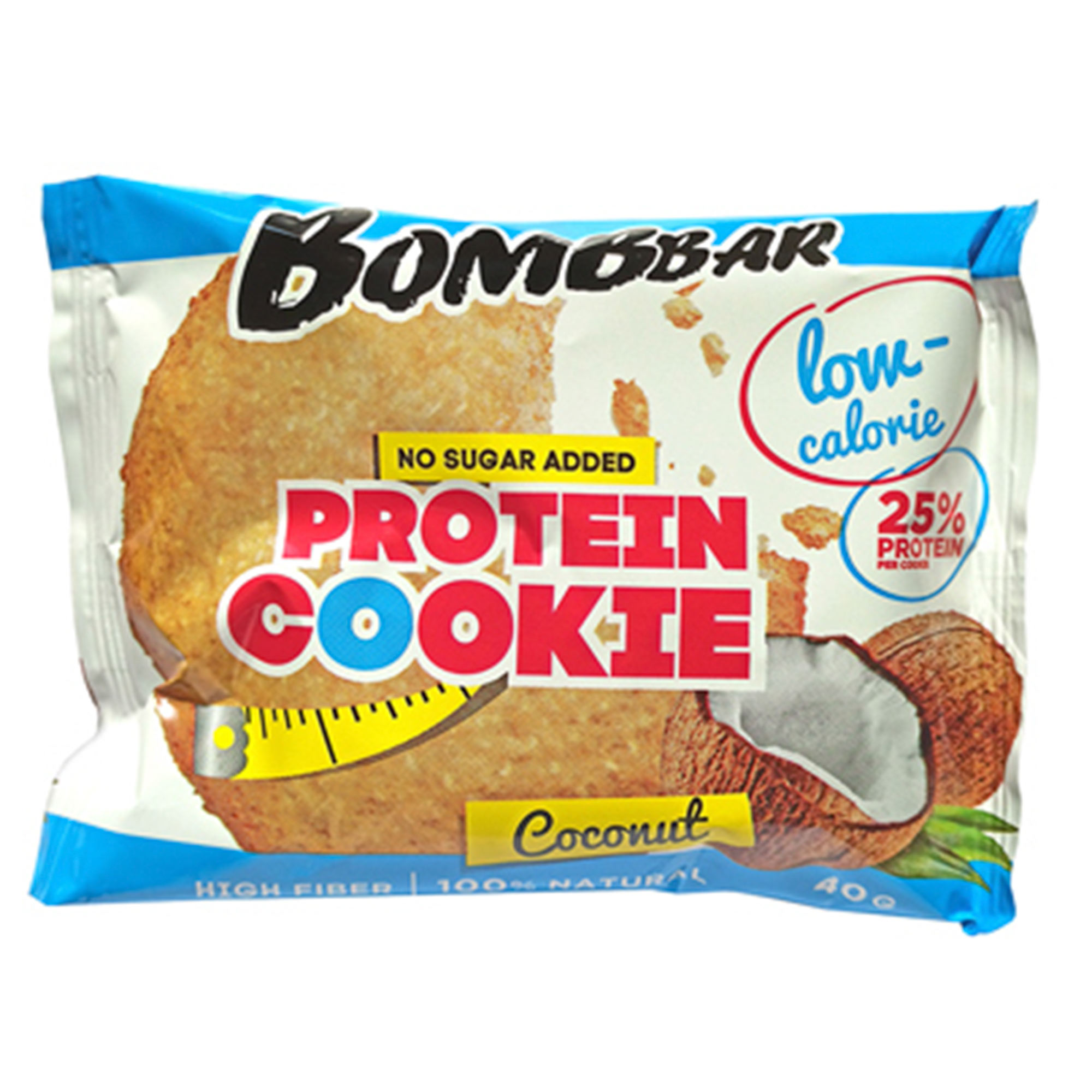 Печенье протеиновое Bombbar Кокос 40 г - фото 1