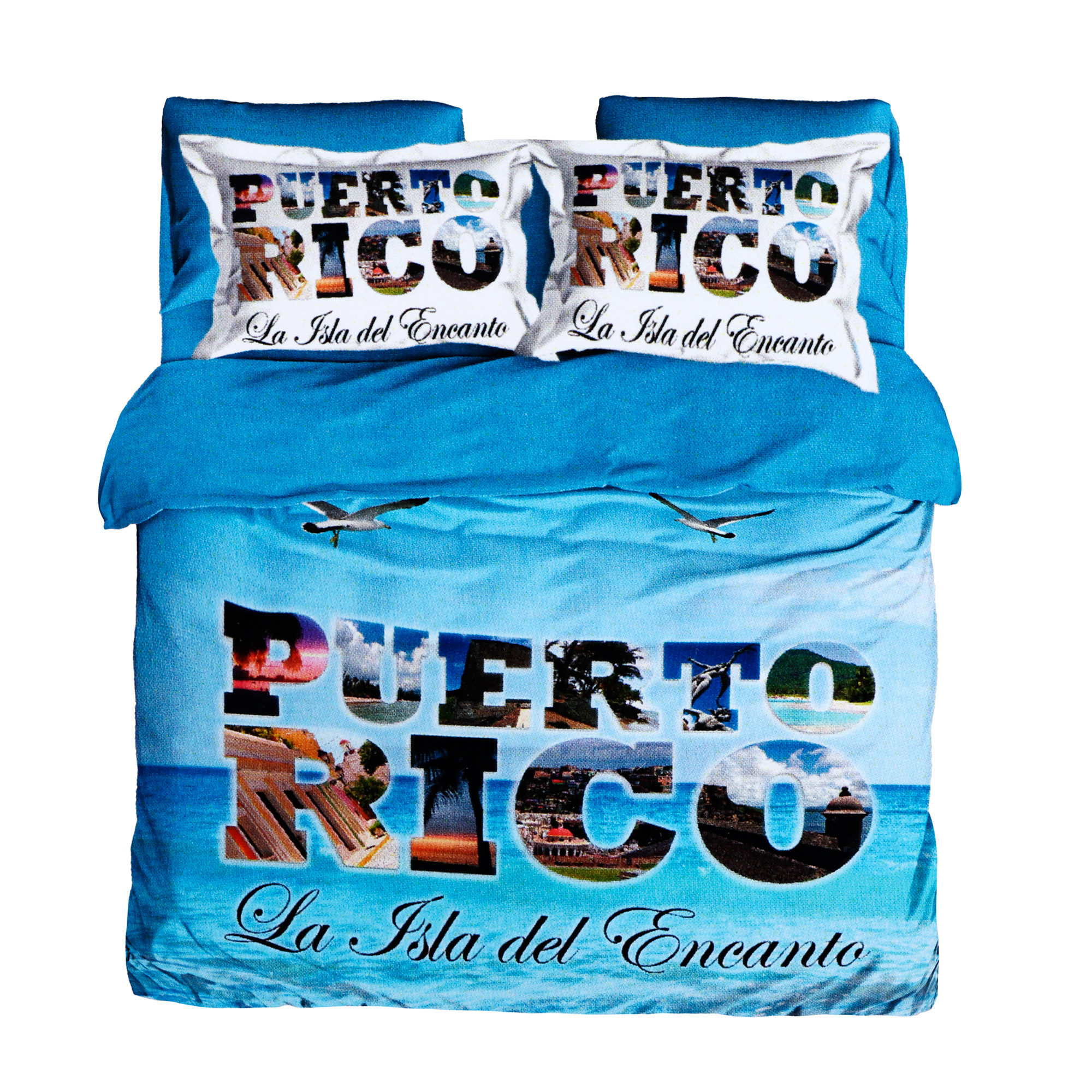 Постельный комплект евро сатин Colors of fashion puerto rico, размер Двуспальный евро - фото 1