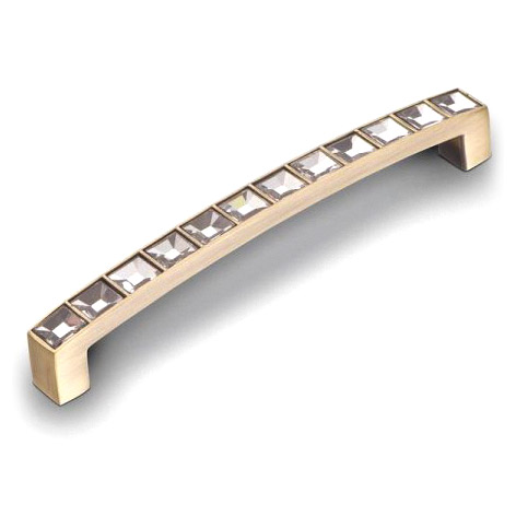 

Ручка-скоба с кристаллами Феникс-строй 14,5х1,4х2 см хром 12,8 см