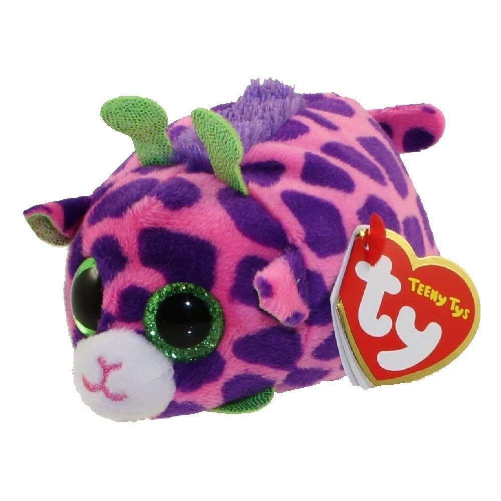 фото Мягкая игрушка ty beanie babies жираф ferris 10 см