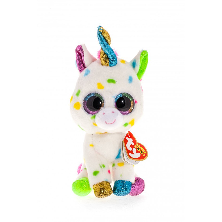 фото Мягкая игрушка ty beanie babies единорог harmonie 15 см