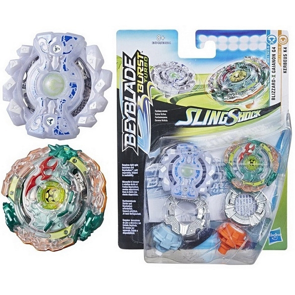 

СлингШок Hasbro Bey Blade 2 волчка, в ассортименте