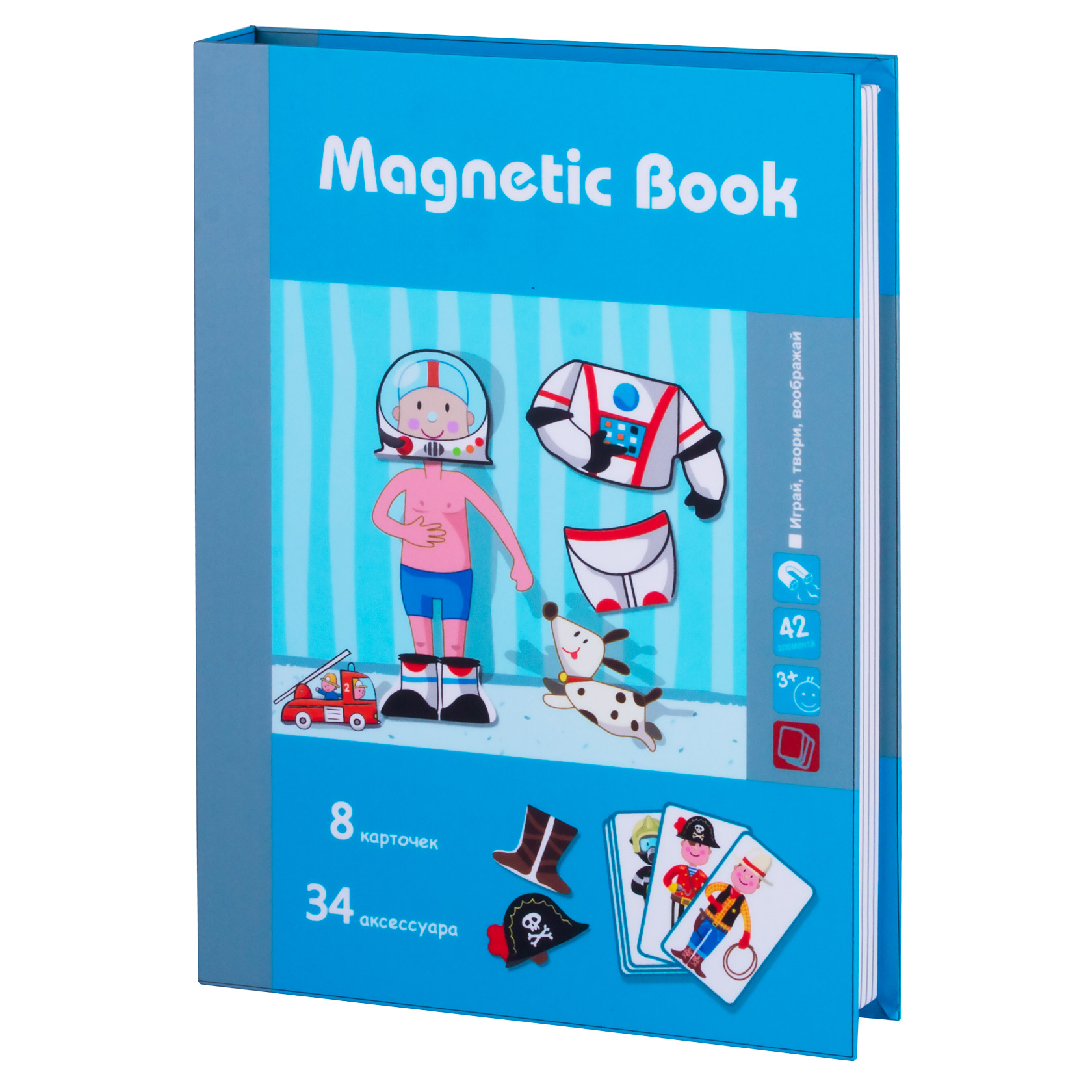 фото Игра развивающая magnetic book интересные профессии