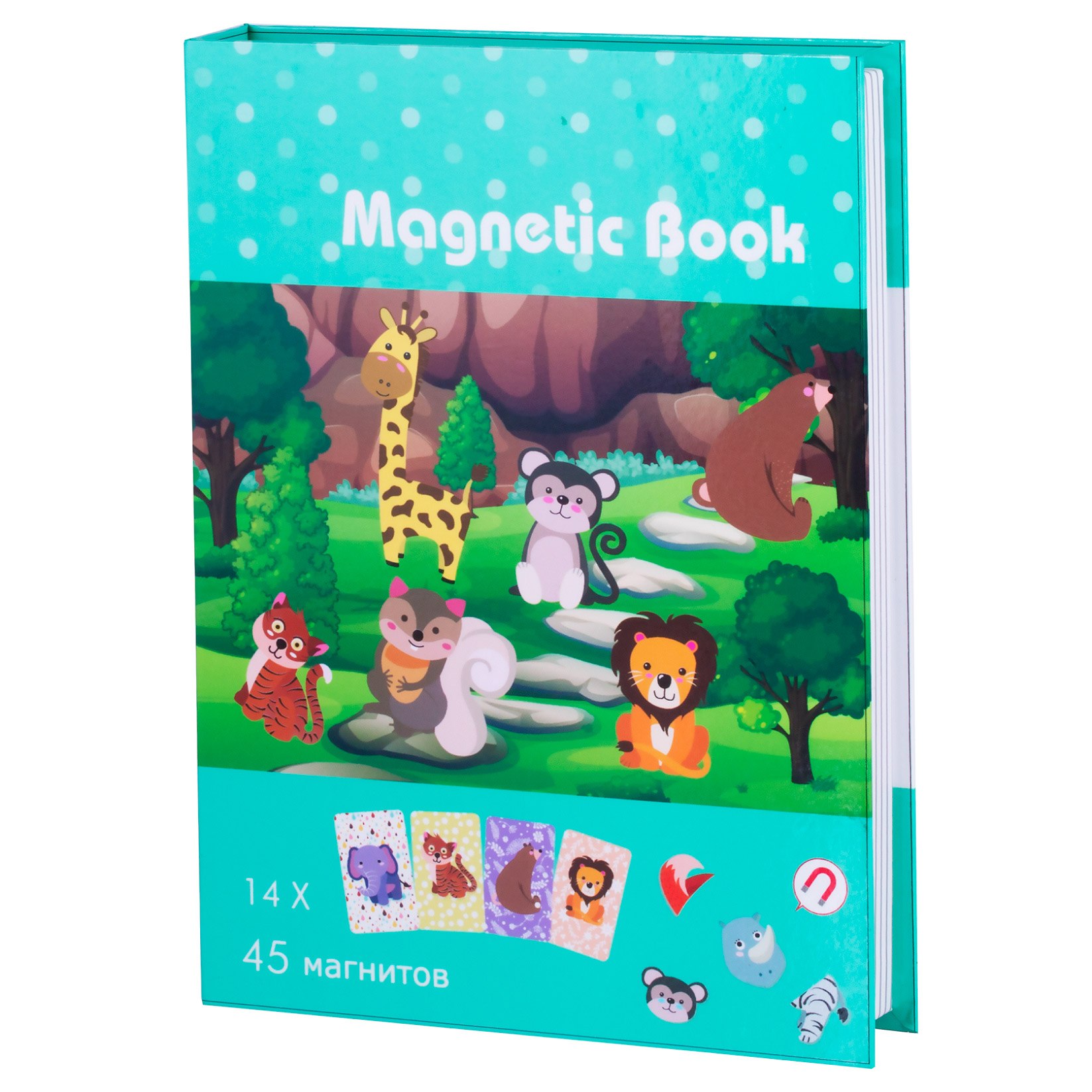 фото Игра развивающая magnetic book в зоопарке