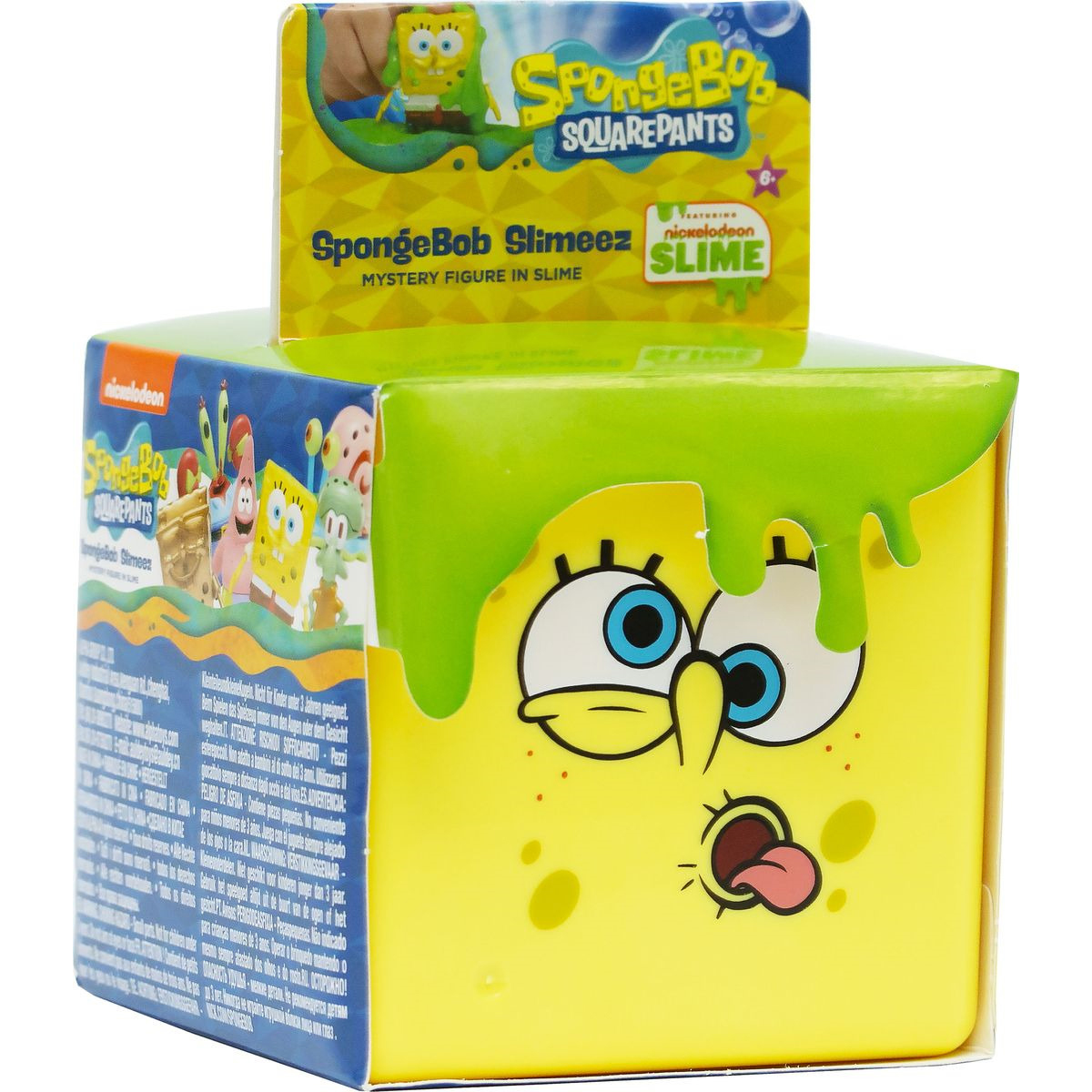 фото Фигурка-сюрприз spongebob slime cube со слизью