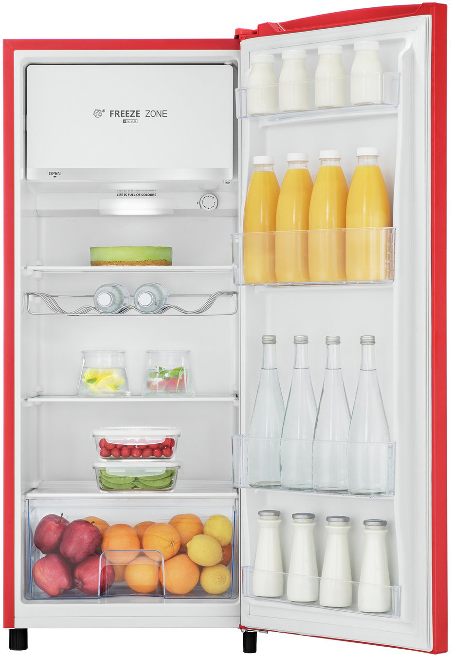 Холодильник Hisense RR220D4AR2, цвет красный - фото 3
