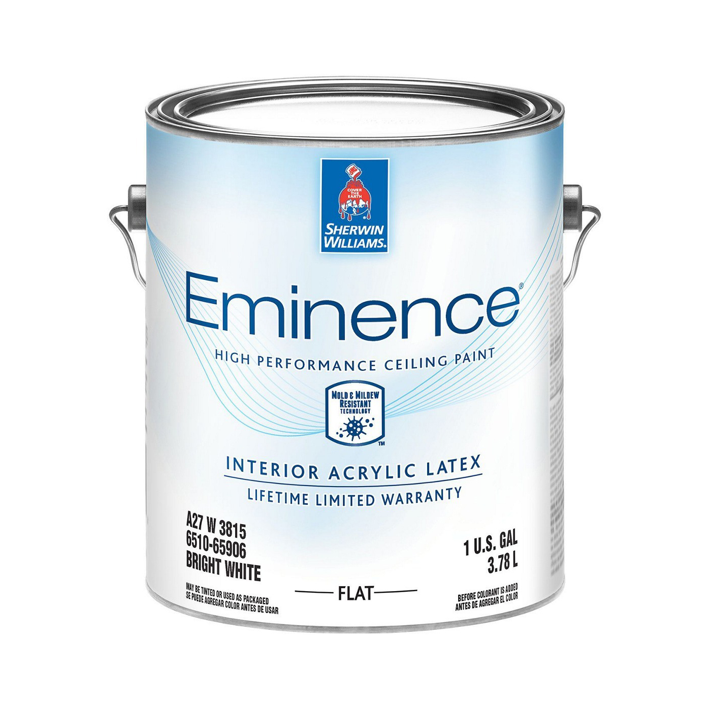 

Краска Sherwin-Williams Eminence High Performance Ceiling Paint 3,8 л, Белый