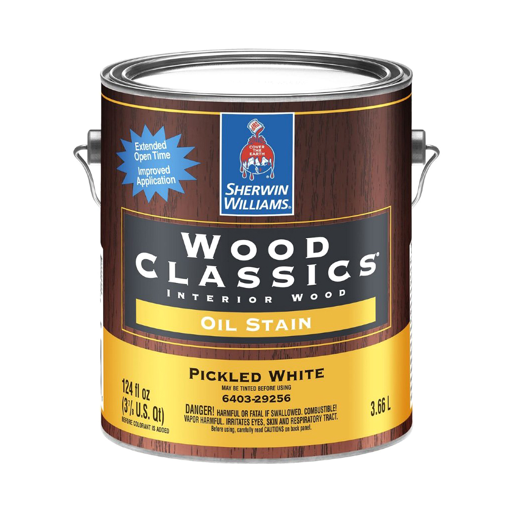 фото Пропитка sherwin-williams wood classic satin white 1 л