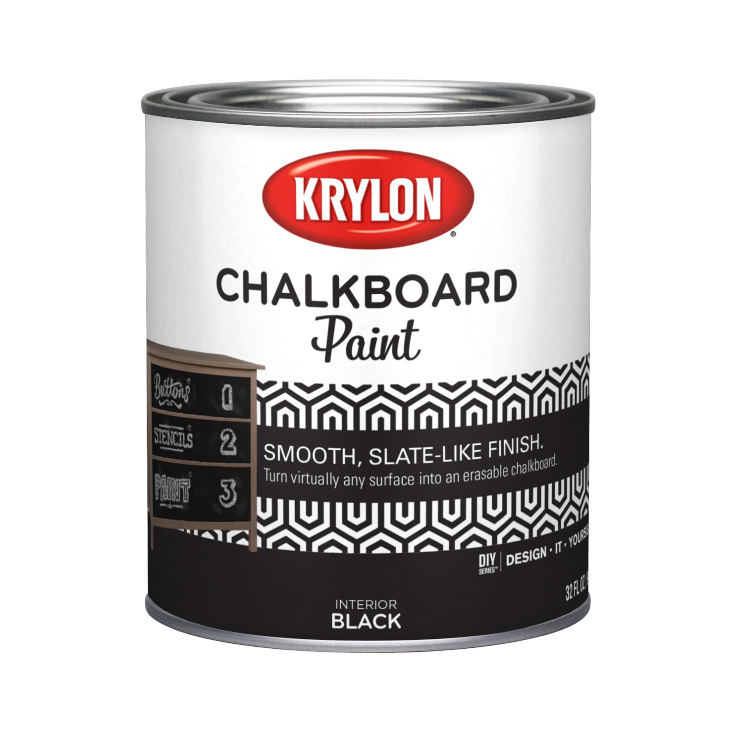 фото Краска sherwin-williams krylon chalkboard paint brush on 1 л