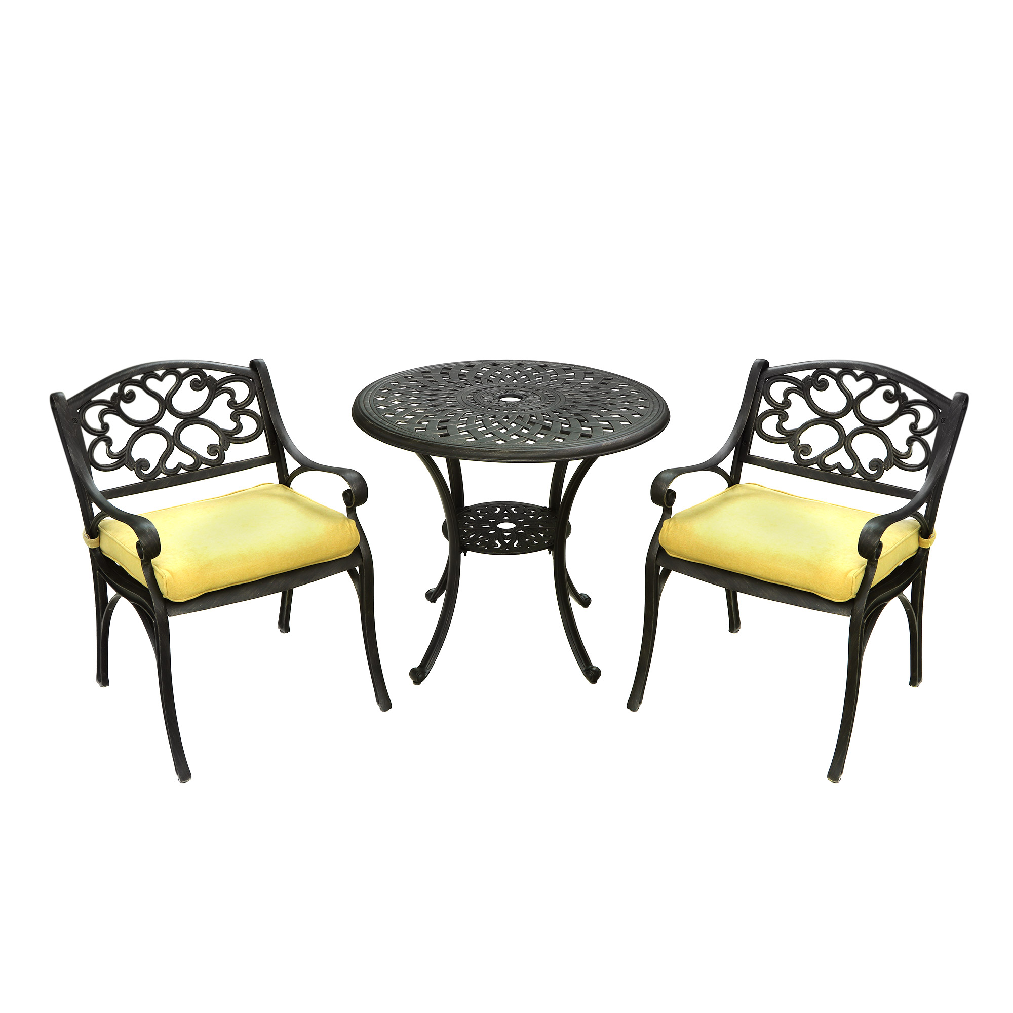 фото Комплект мебели wentai furniture: стол+2 стула с подушкой