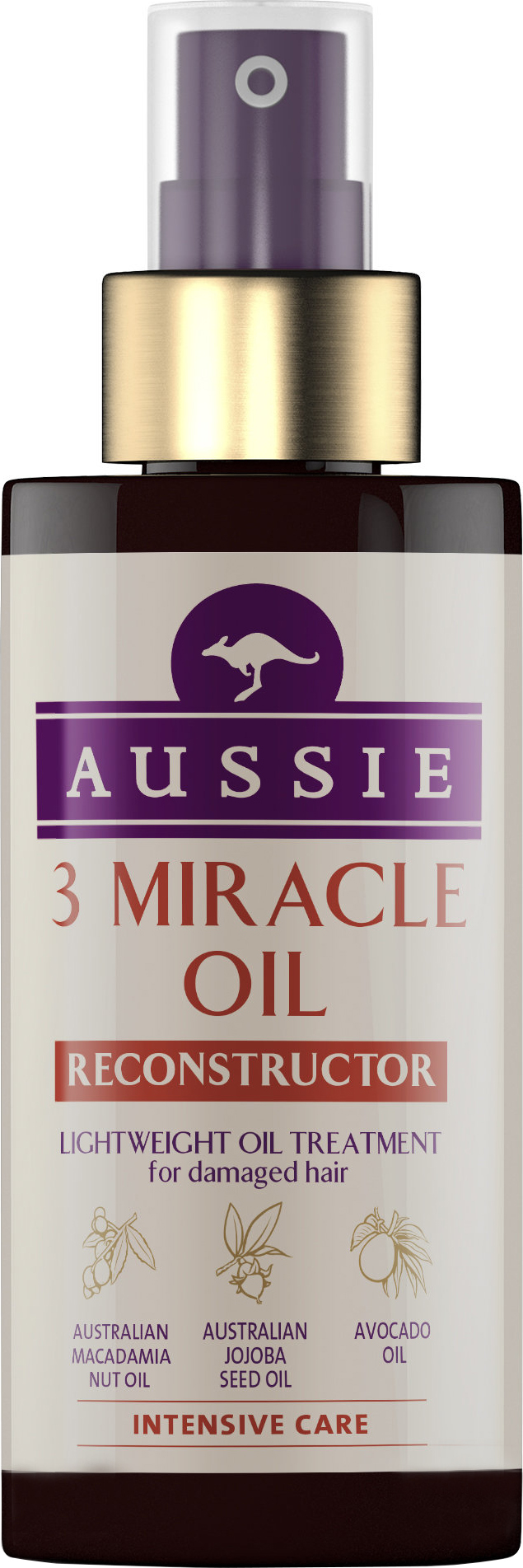 фото Масло для волос aussie 3 miracle oil reconstructor 100 мл