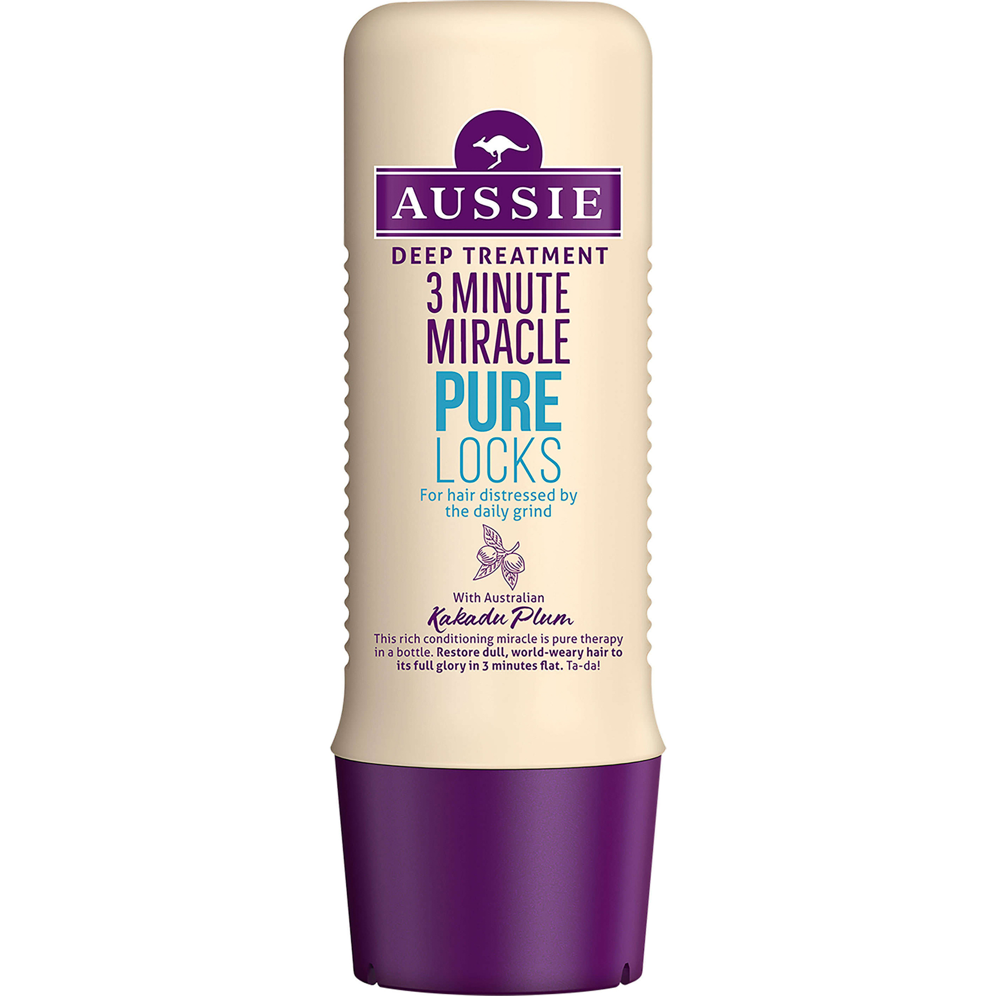 Реконструктор волос Aussie 3 Minute Miracle Pure Locks для поврежденных волос 250 мл