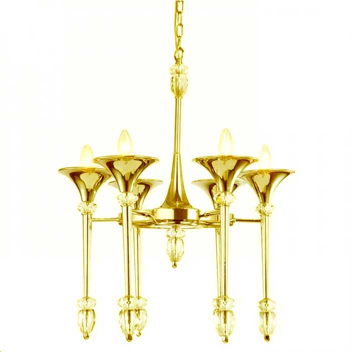 фото Люстра crystal lux miracle gold sp6