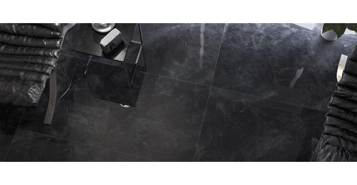 фото Плитка cifre ceramica lotus black pulido 60x120 см