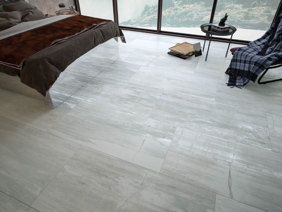 фото Плитка cifre ceramica fossil white 60x120 см