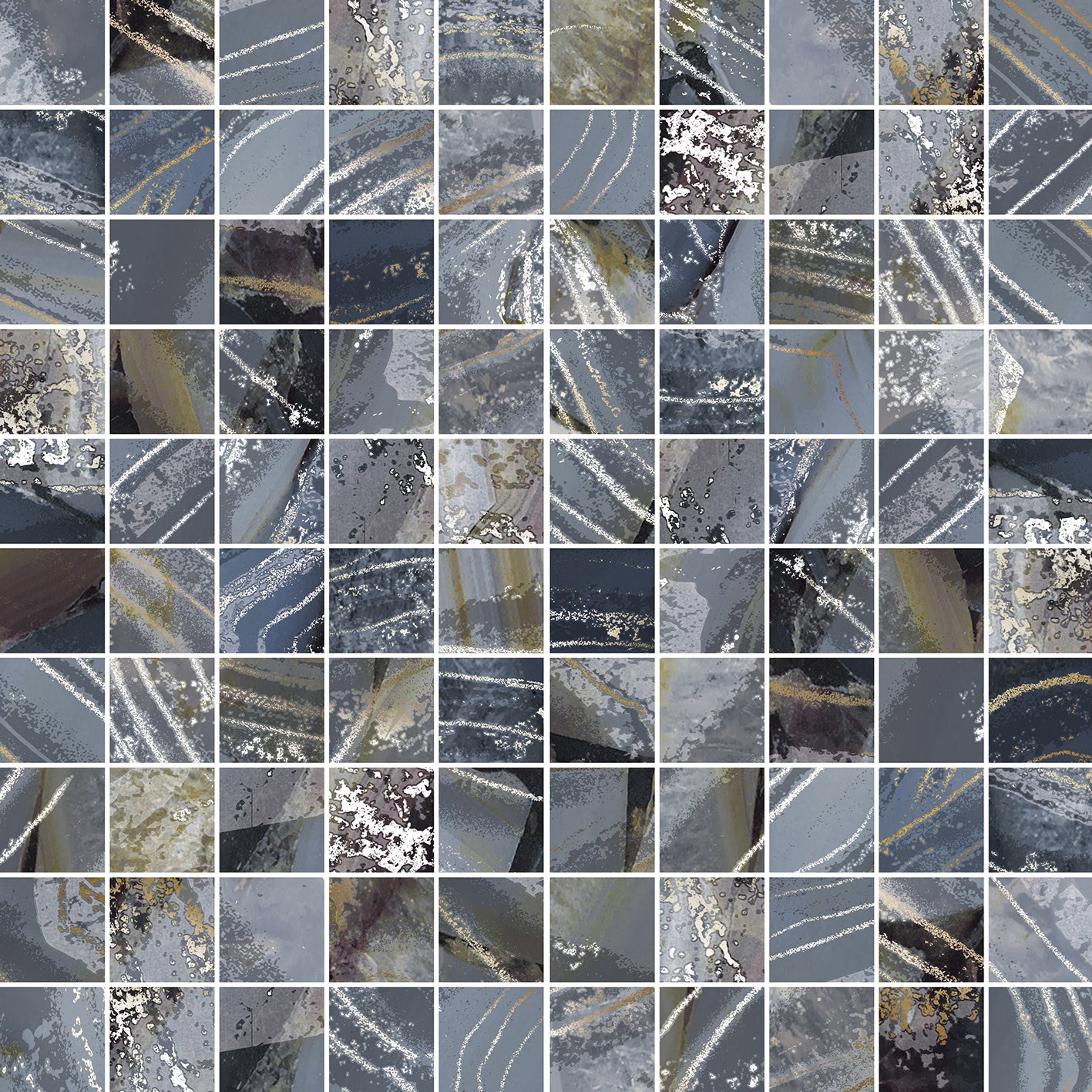 фото Плитка ceramiche brennero mosaico legend blu 30x30 см