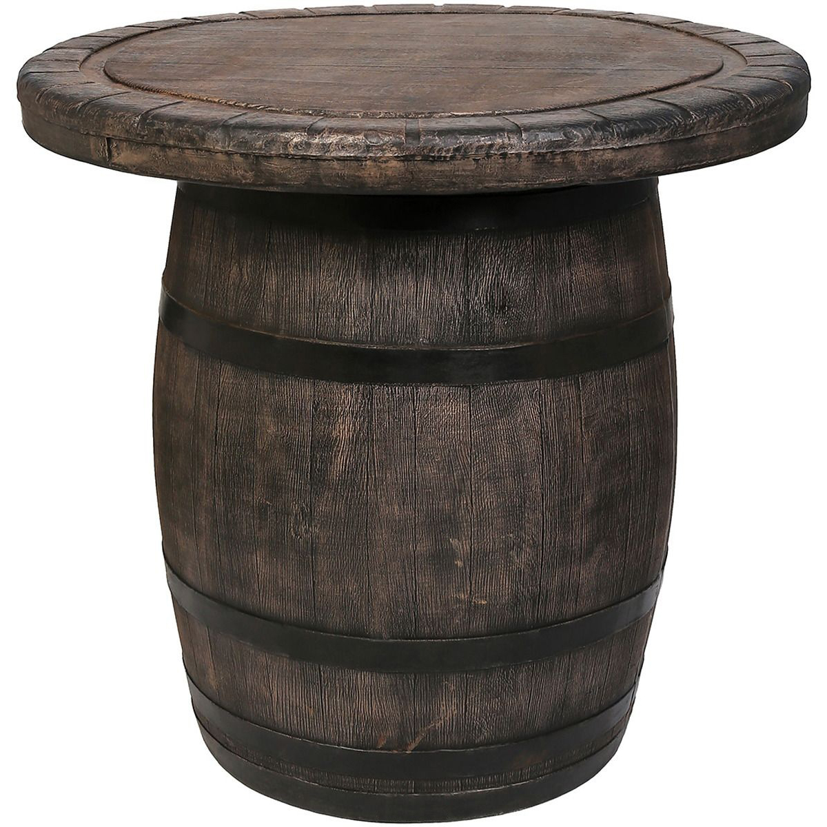 фото Стол бочонок roto alibunar table коричневый 1000х900