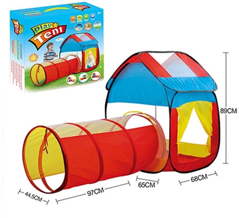 Игрушка-палатка домик с тоннелем Maya toys, размер 165x65x89 cм - фото 3