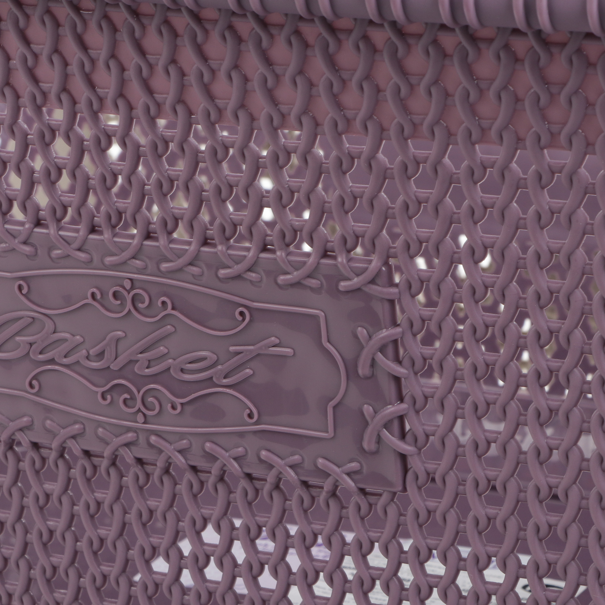 фото Корзина для белья с крышкой violet 28л сливовый