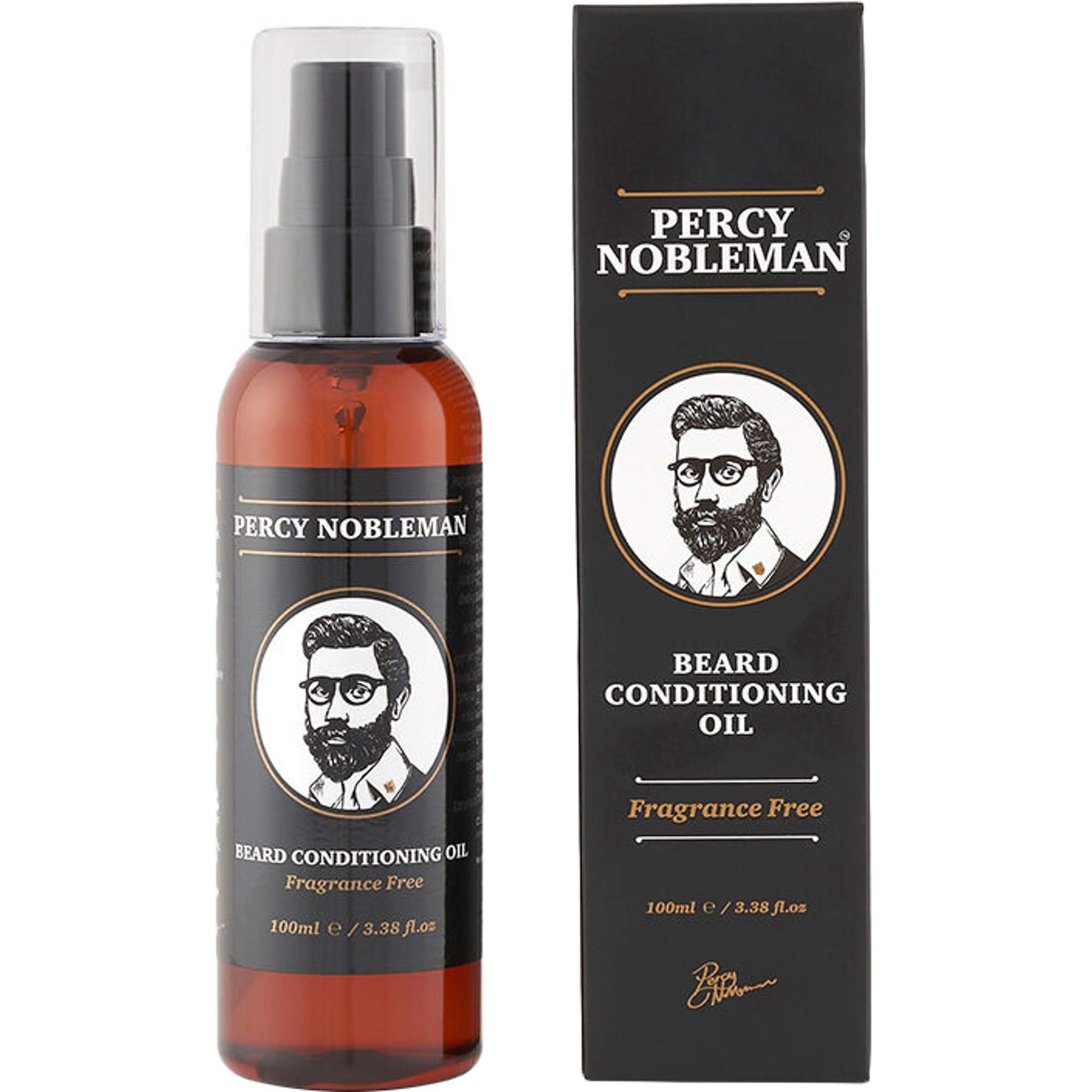 фото Масло для бороды percy nobleman beard oil fragrance free 100 мл